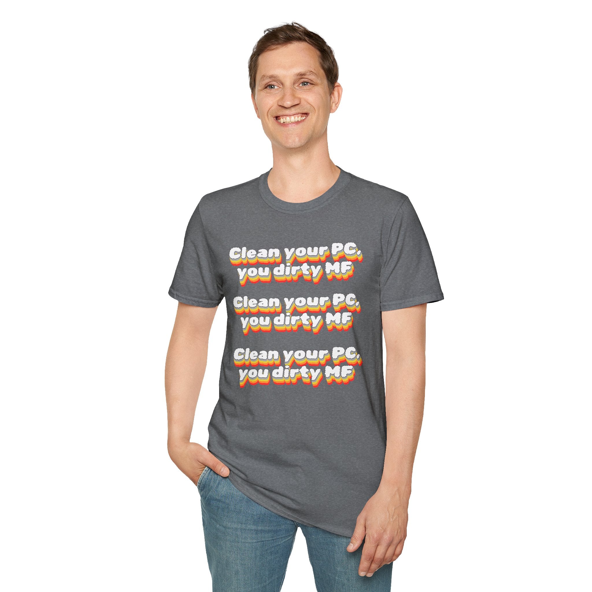 CipherCore Clean Your PC Graphic Tee | Digital-Era Identity Wear