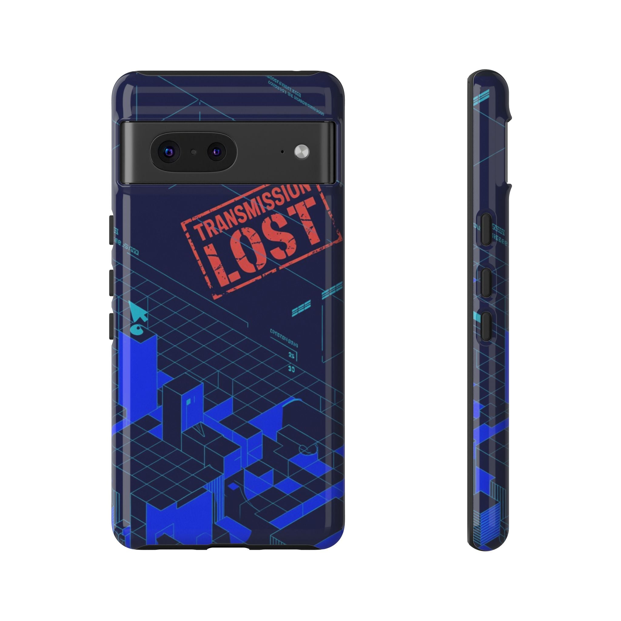 CipherCore Signal Void Flexi Phone Case | Digital-Era Identity Accessory