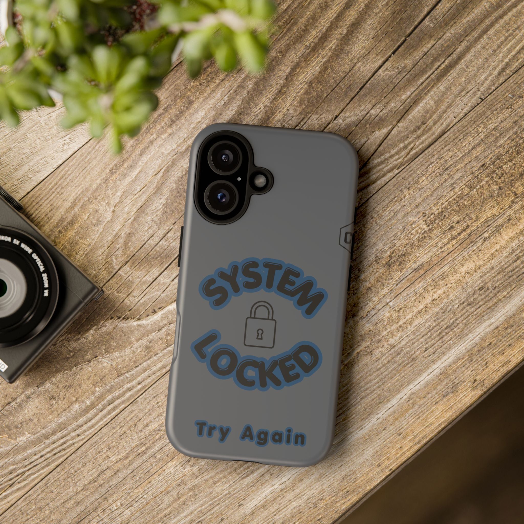 CipherCore System Locked Dual-Layer Phone Case | Digital-Era Identity Accessory