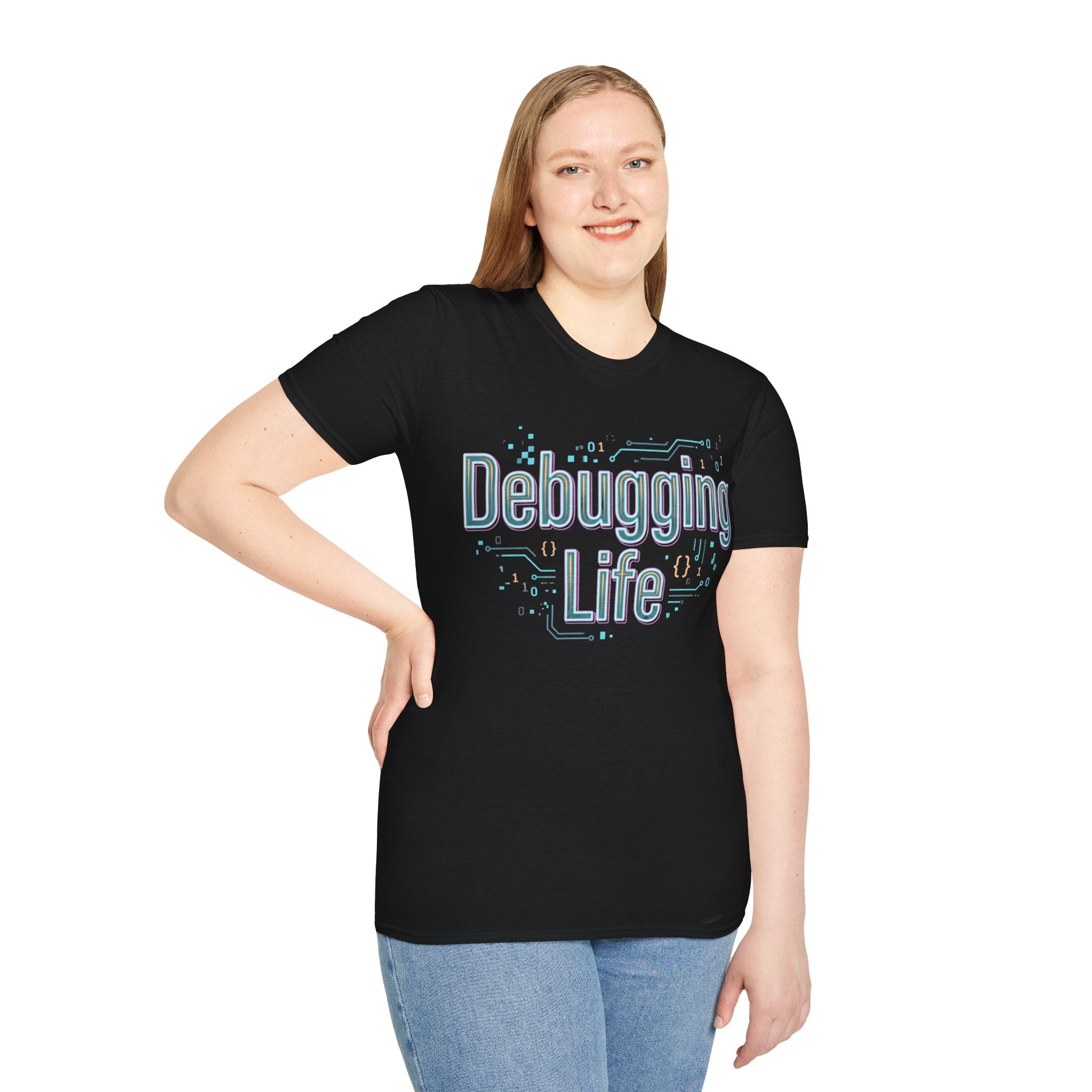 CipherCore Debugging Life Graphic Tee | Digital-Era Identity Wear