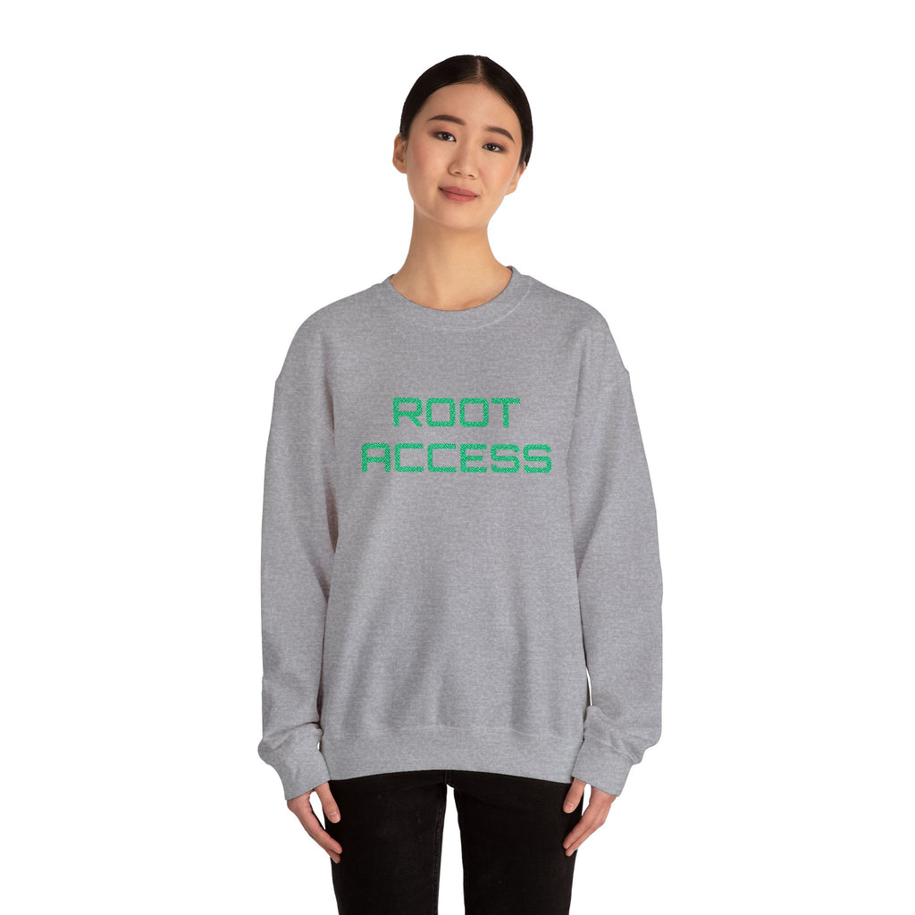 CipherCore Root Access Embroidered Sweatshirt | Digital-Era Identity Wear