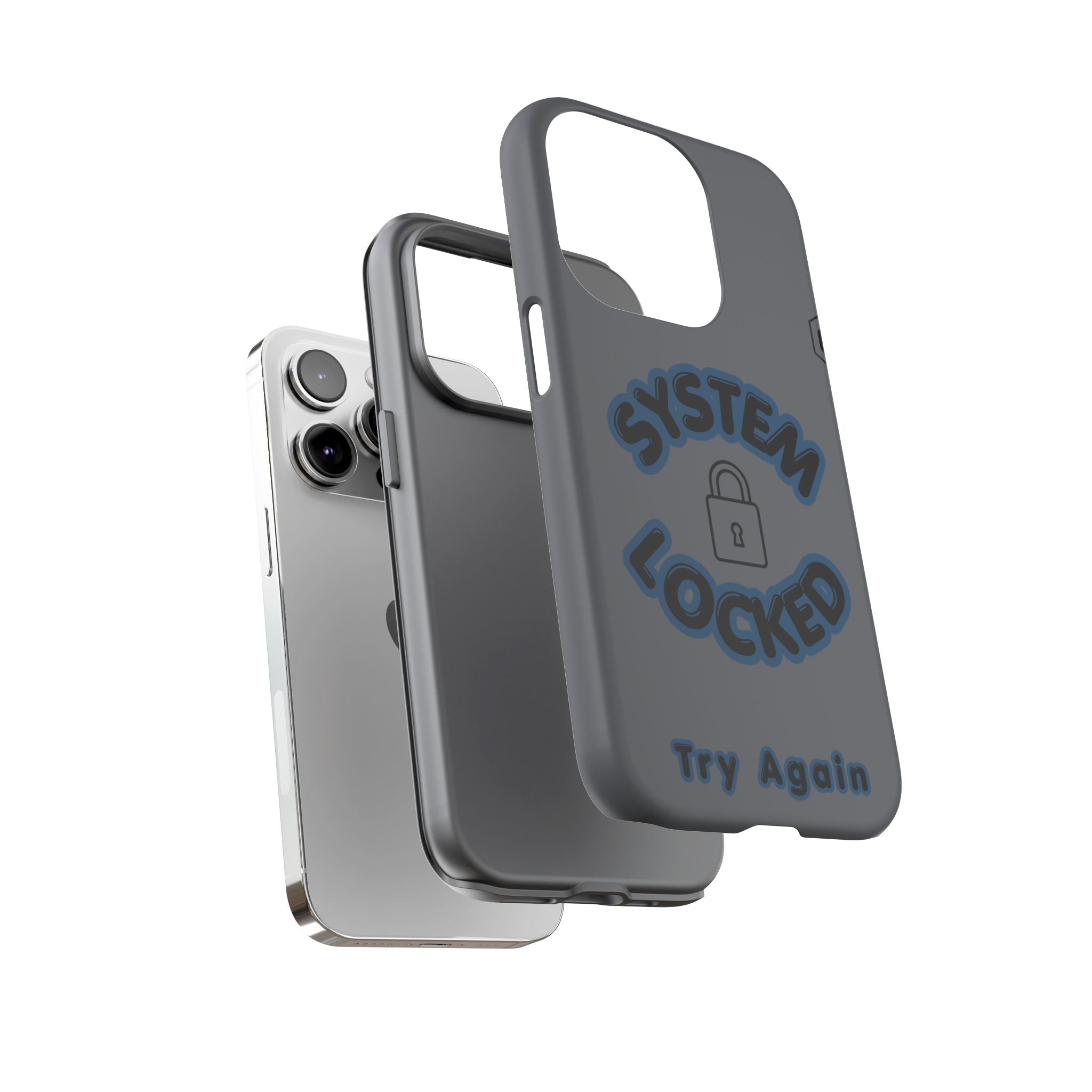 CipherCore System Locked Dual-Layer Phone Case | Digital-Era Identity Accessory