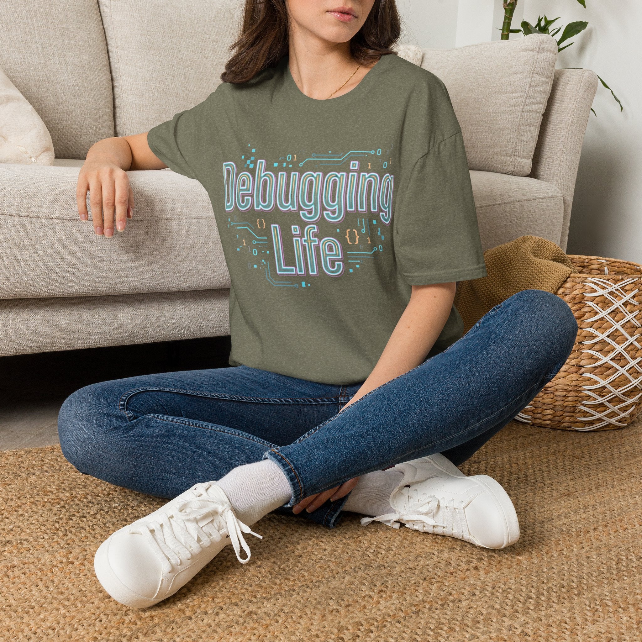 CipherCore Debugging Life Graphic Tee | Digital-Era Identity Wear