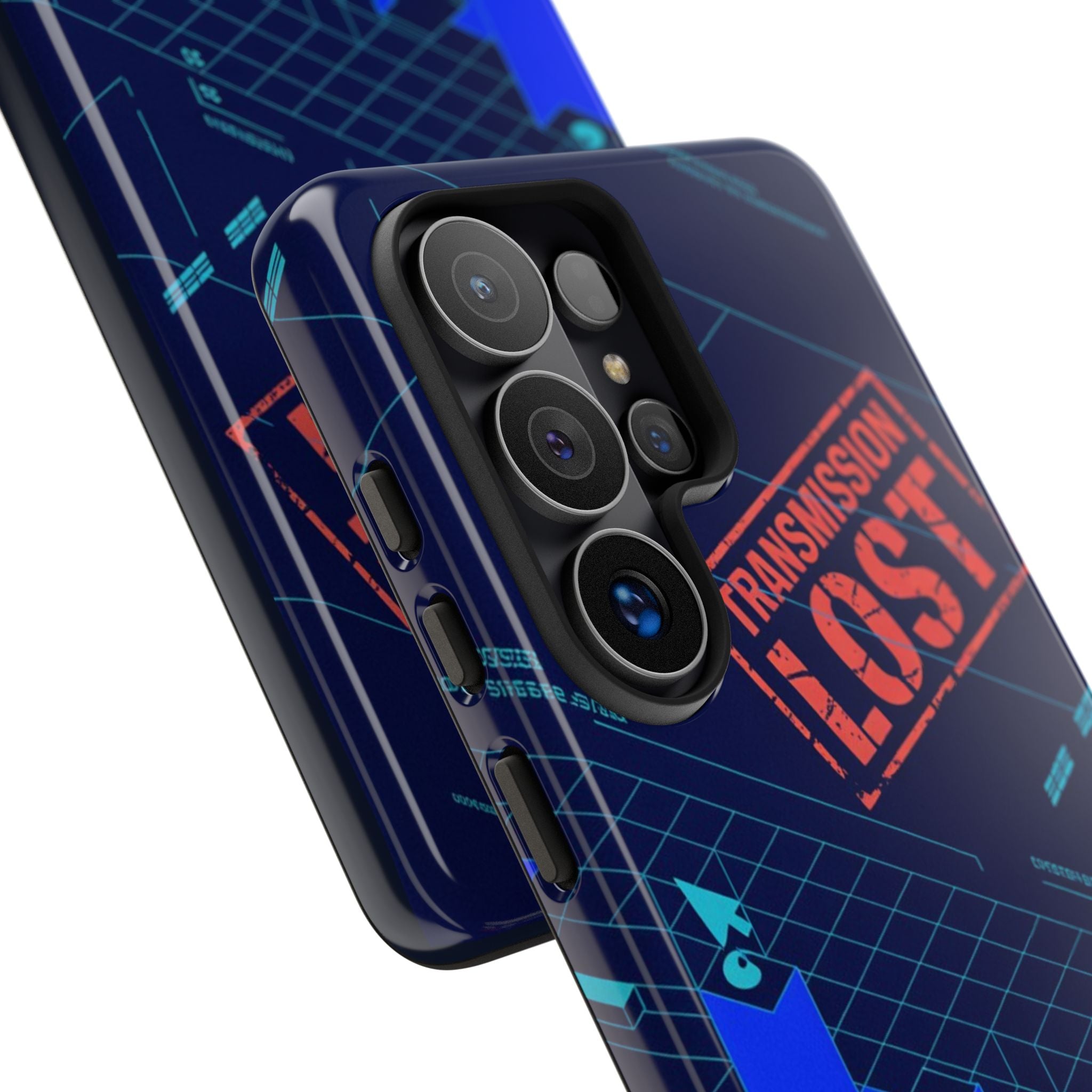 CipherCore Signal Void Flexi Phone Case | Digital-Era Identity Accessory