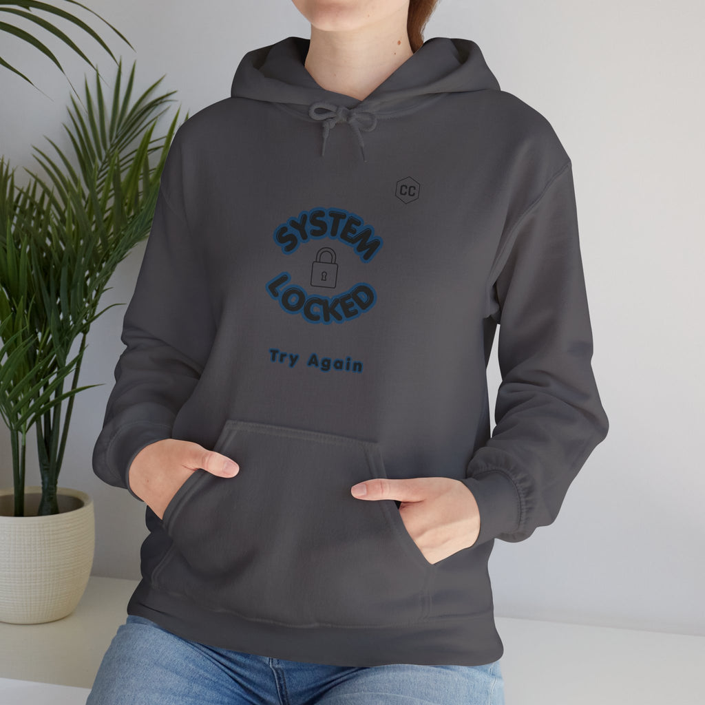 CipherCore System Locked Graphic Hoodie | Digital-Era Identity Wear