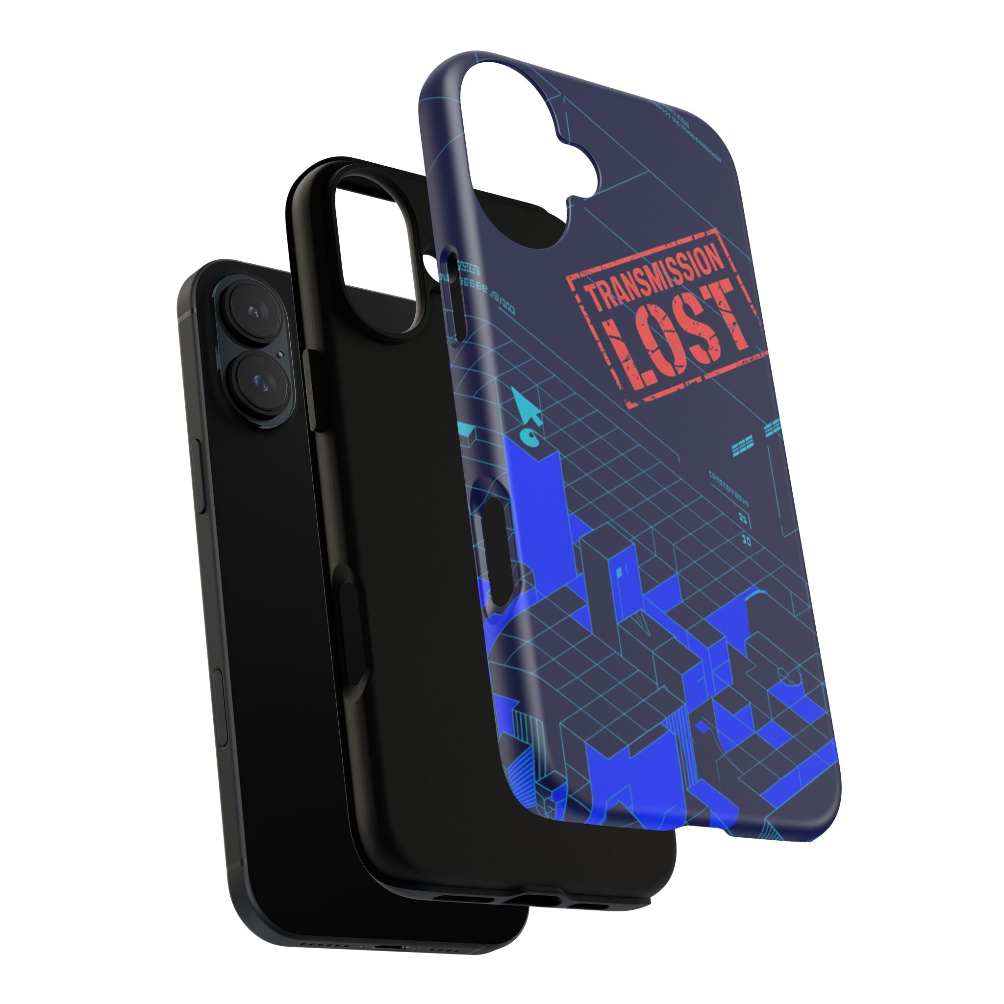 CipherCore Signal Void Flexi Phone Case | Digital-Era Identity Accessory
