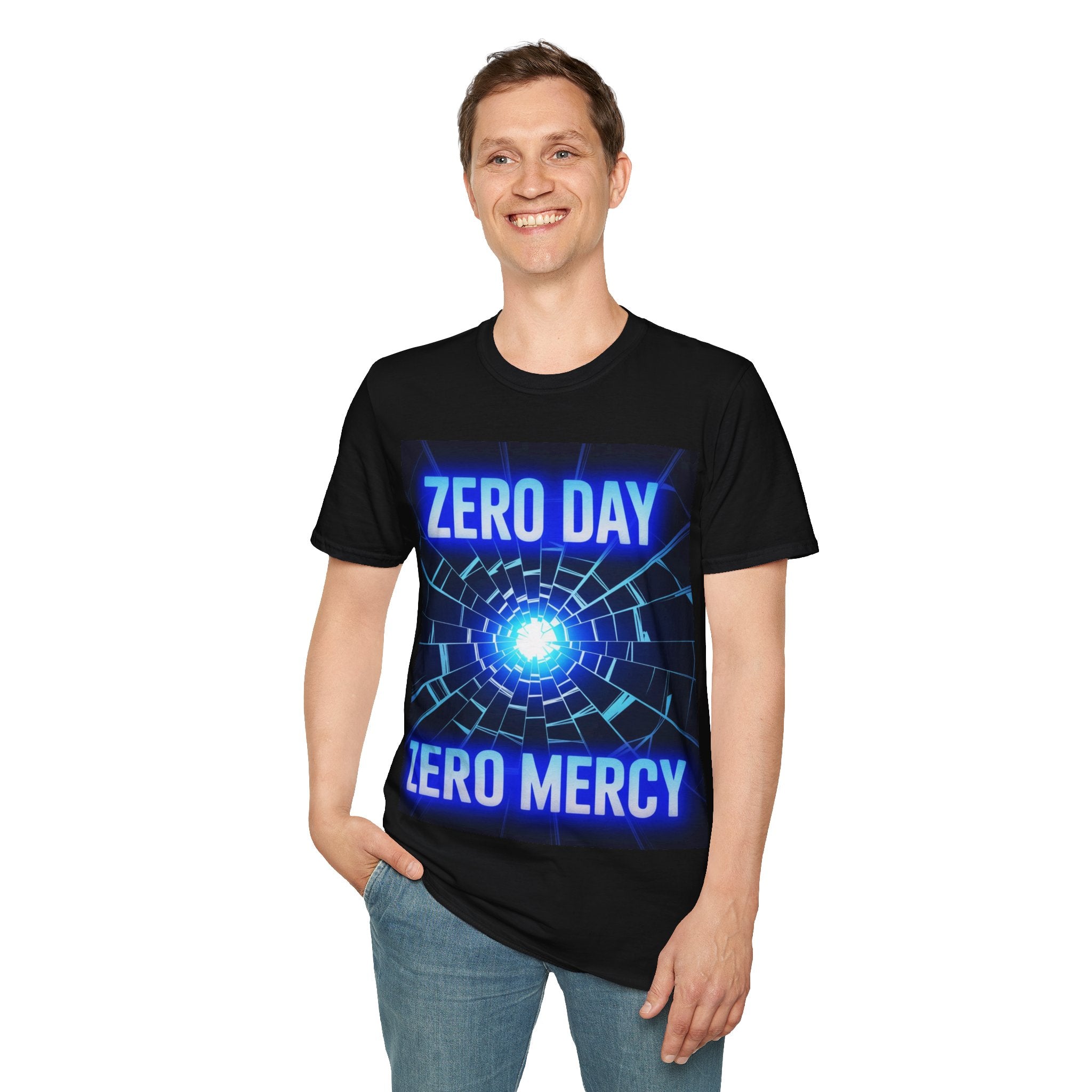 CipherCore Zero Day Zero Mercy Graphic Tee | Digital-Era Identity Wear