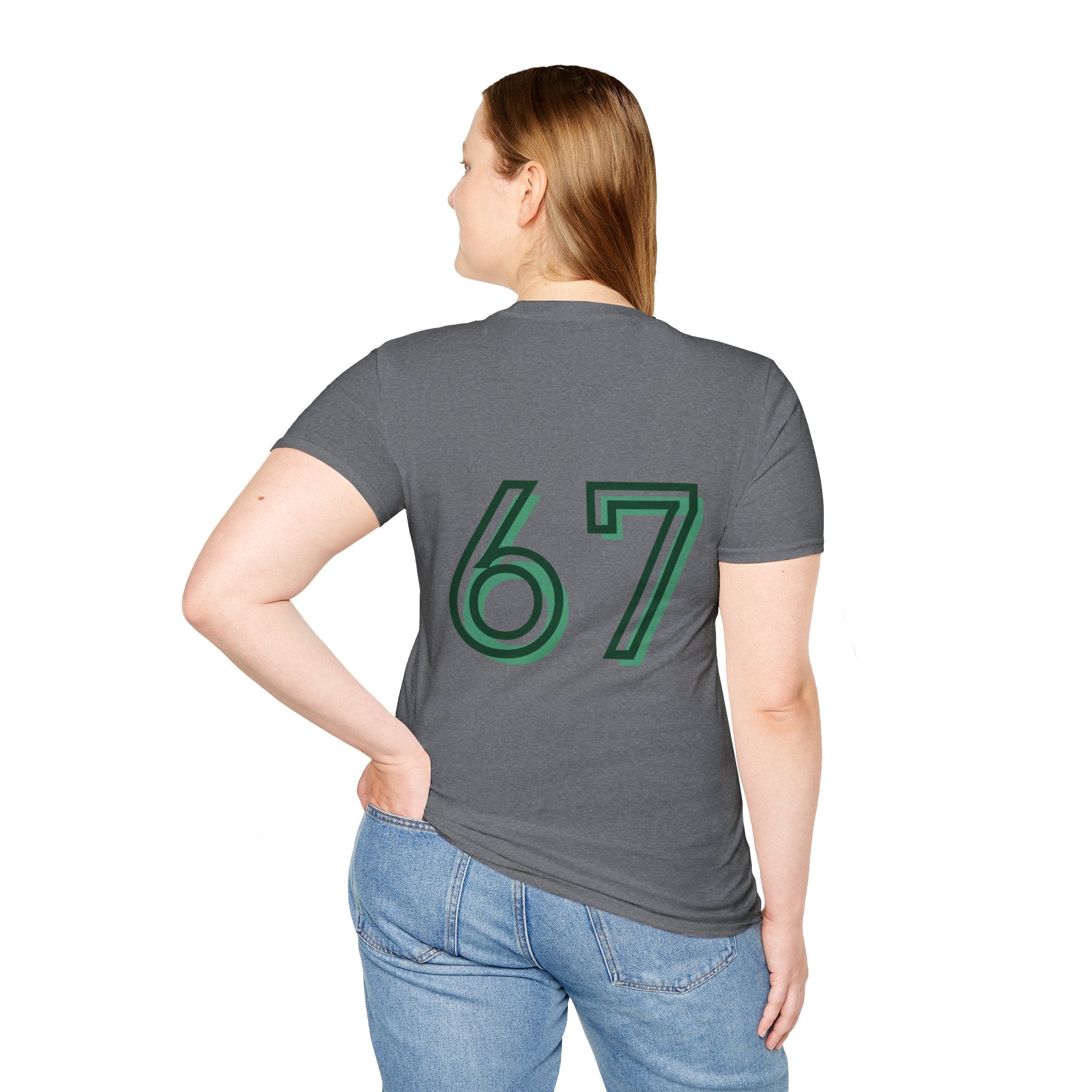 CipherCore 67 Retro Athletic Graphic Tee | Digital-Era Identity Wear