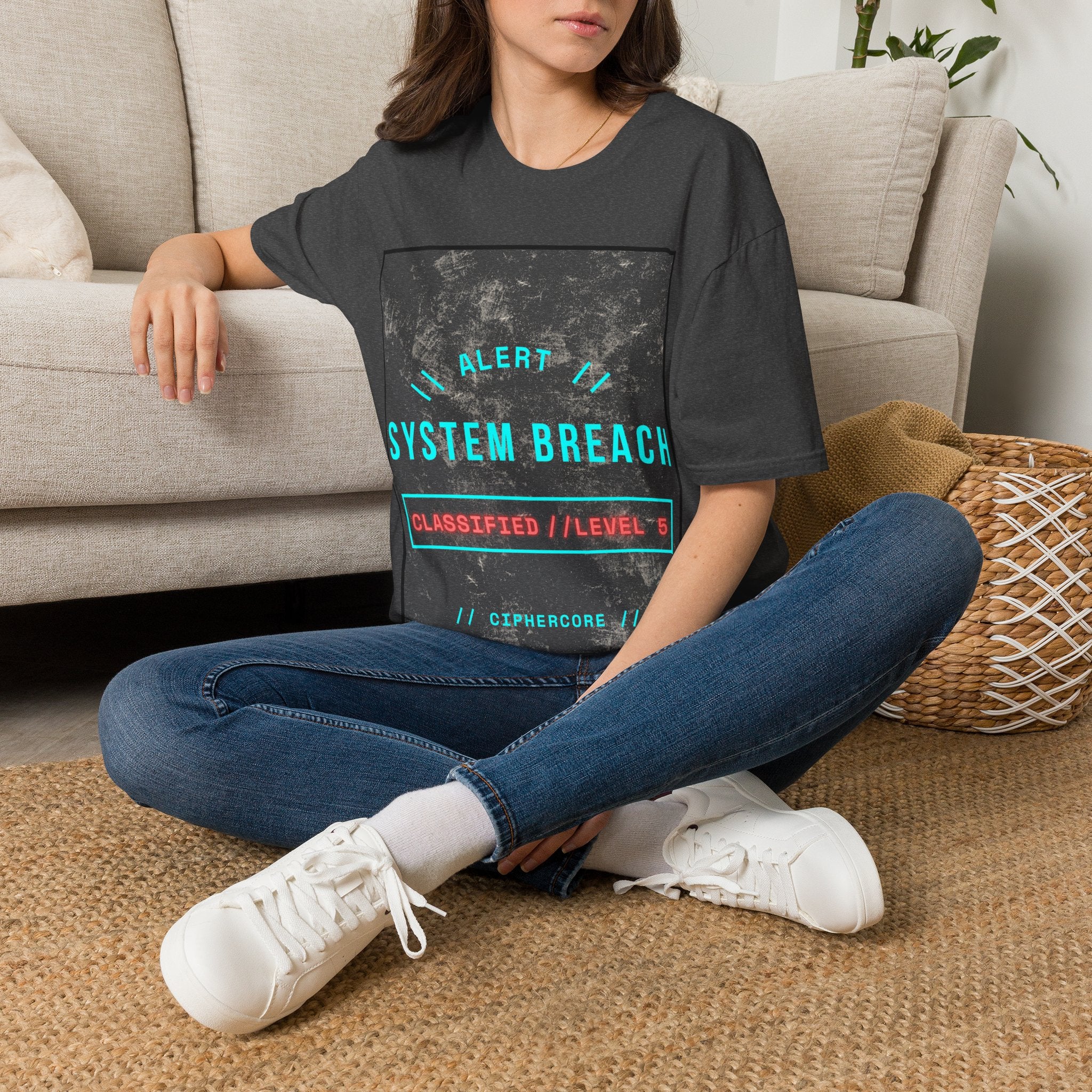 CipherCore System Breach Graphic Tee | Digital-Era Identity Wear