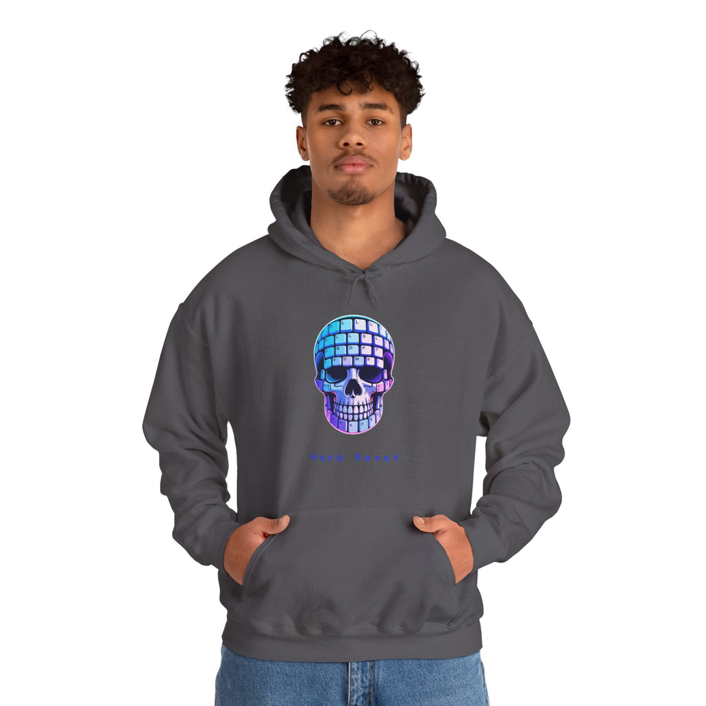 CipherCore Skull Keyboard Graphic Hoodie | Digital-Era Identity Wear