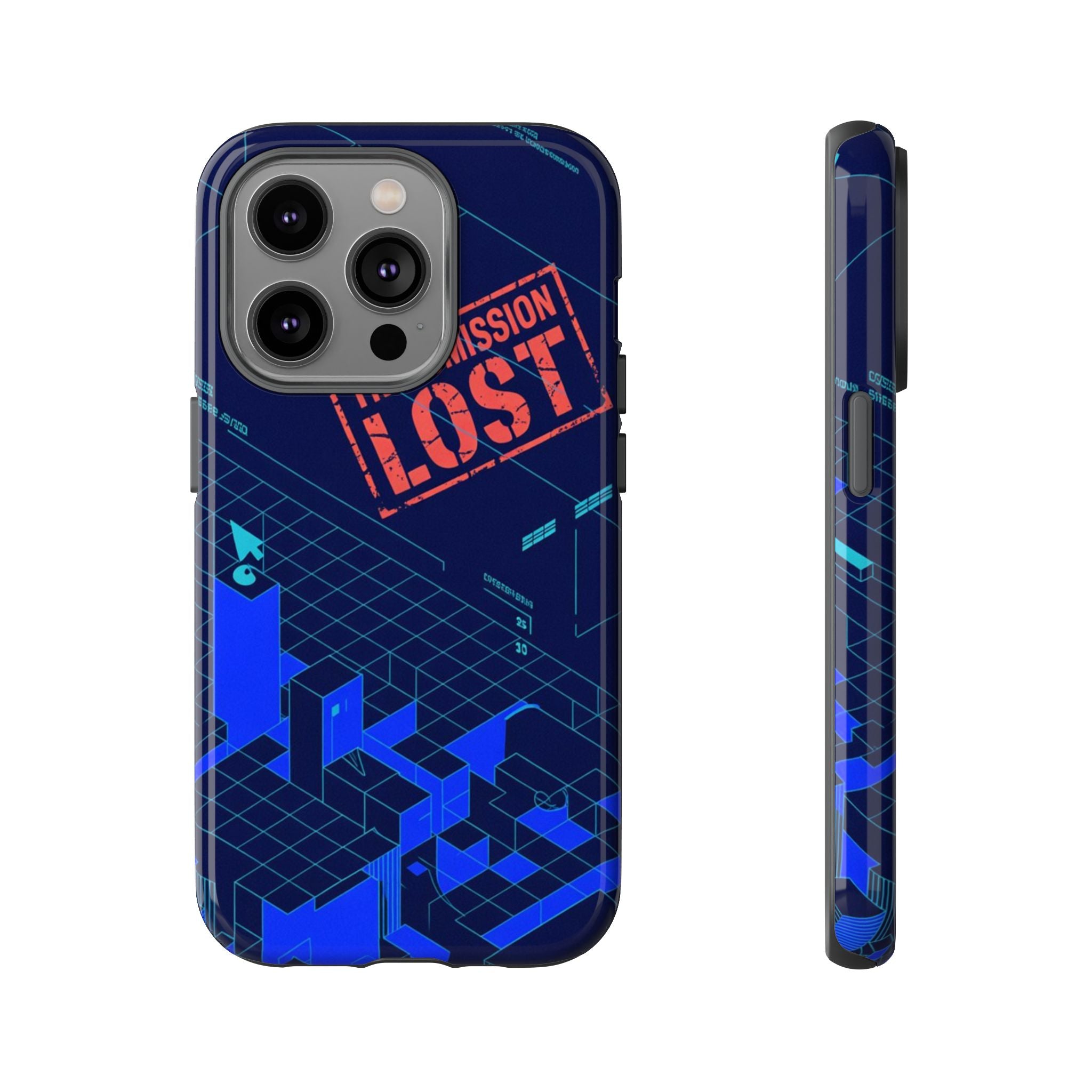 CipherCore Signal Void Flexi Phone Case | Digital-Era Identity Accessory