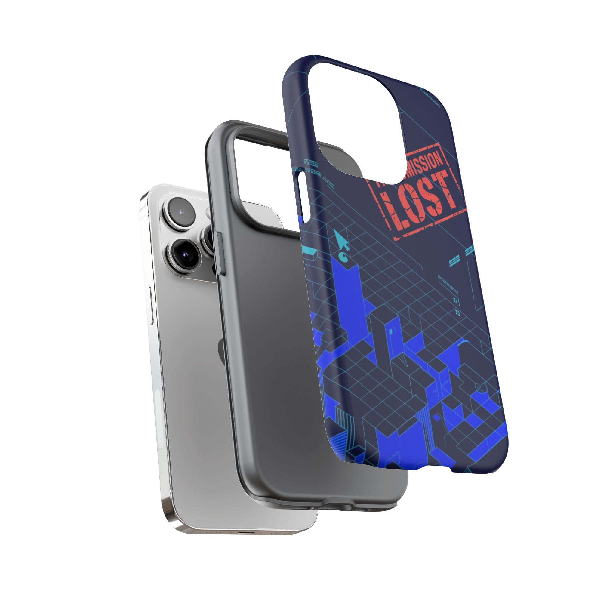 CipherCore Signal Void Flexi Phone Case | Digital-Era Identity Accessory