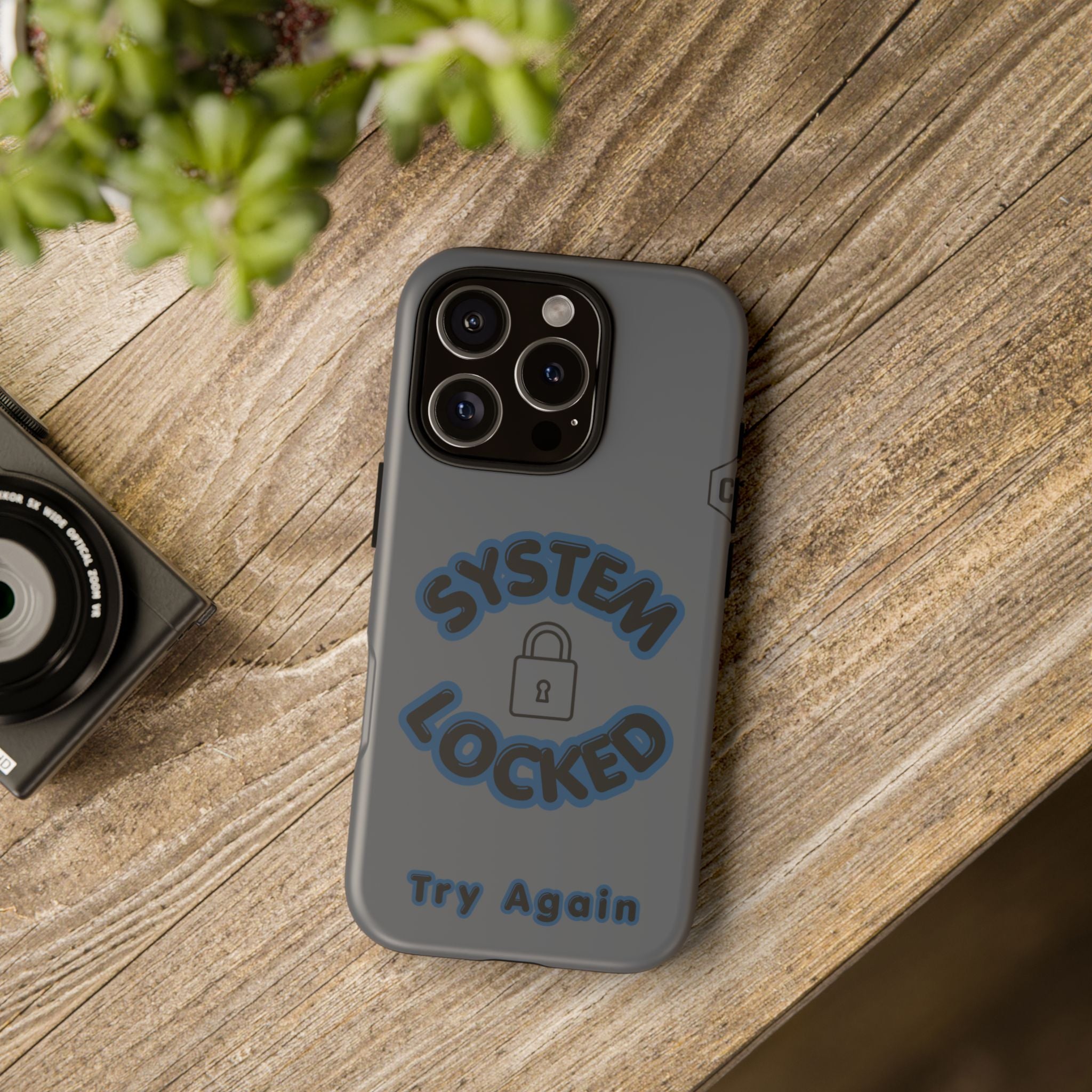 CipherCore System Locked Dual-Layer Phone Case | Digital-Era Identity Accessory