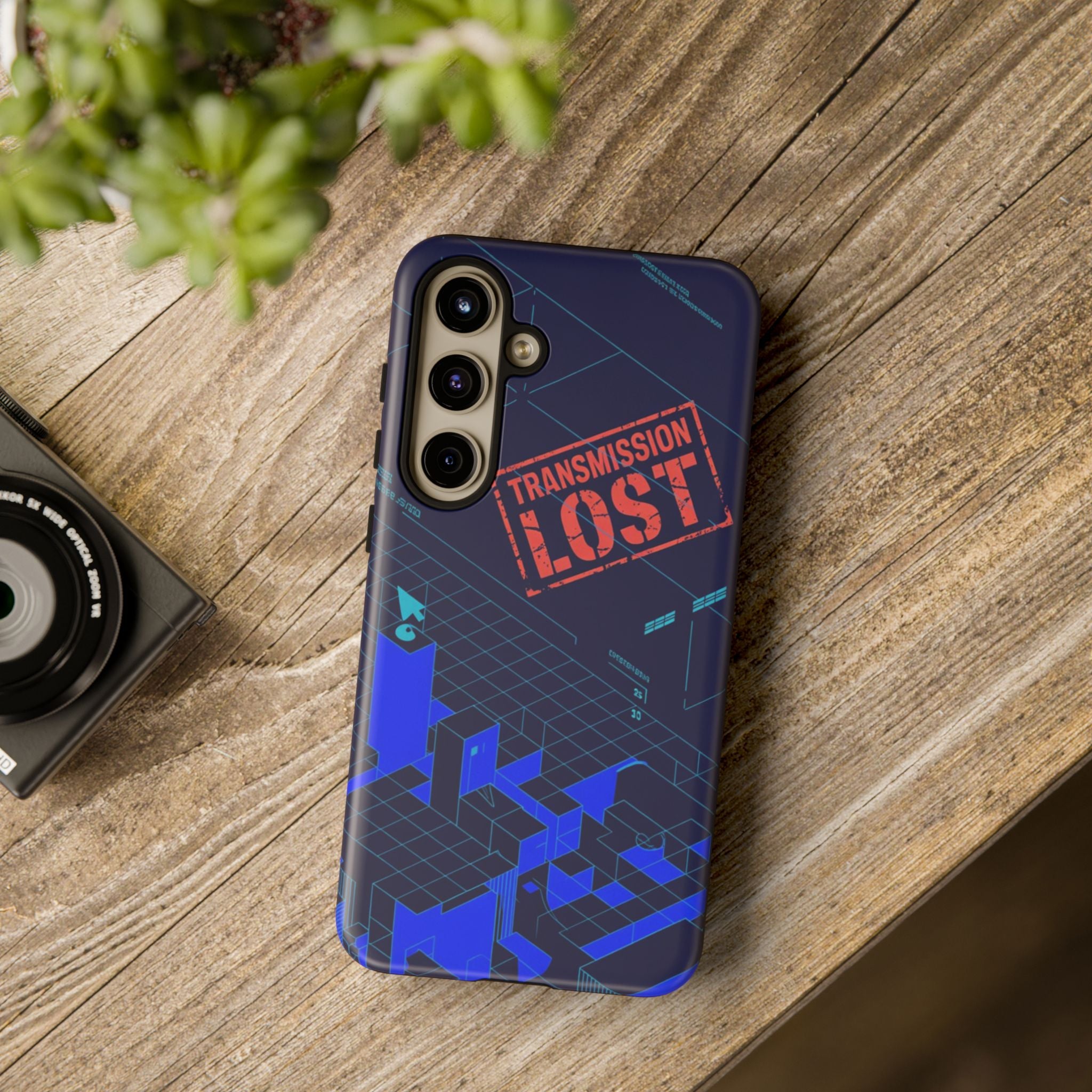 CipherCore Signal Void Flexi Phone Case | Digital-Era Identity Accessory