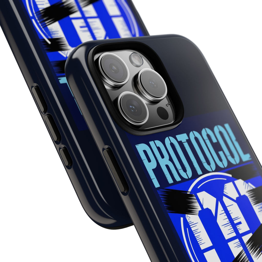 CipherCore Redacted Dual-Layer Phone Case | Digital-Era Identity Accessory