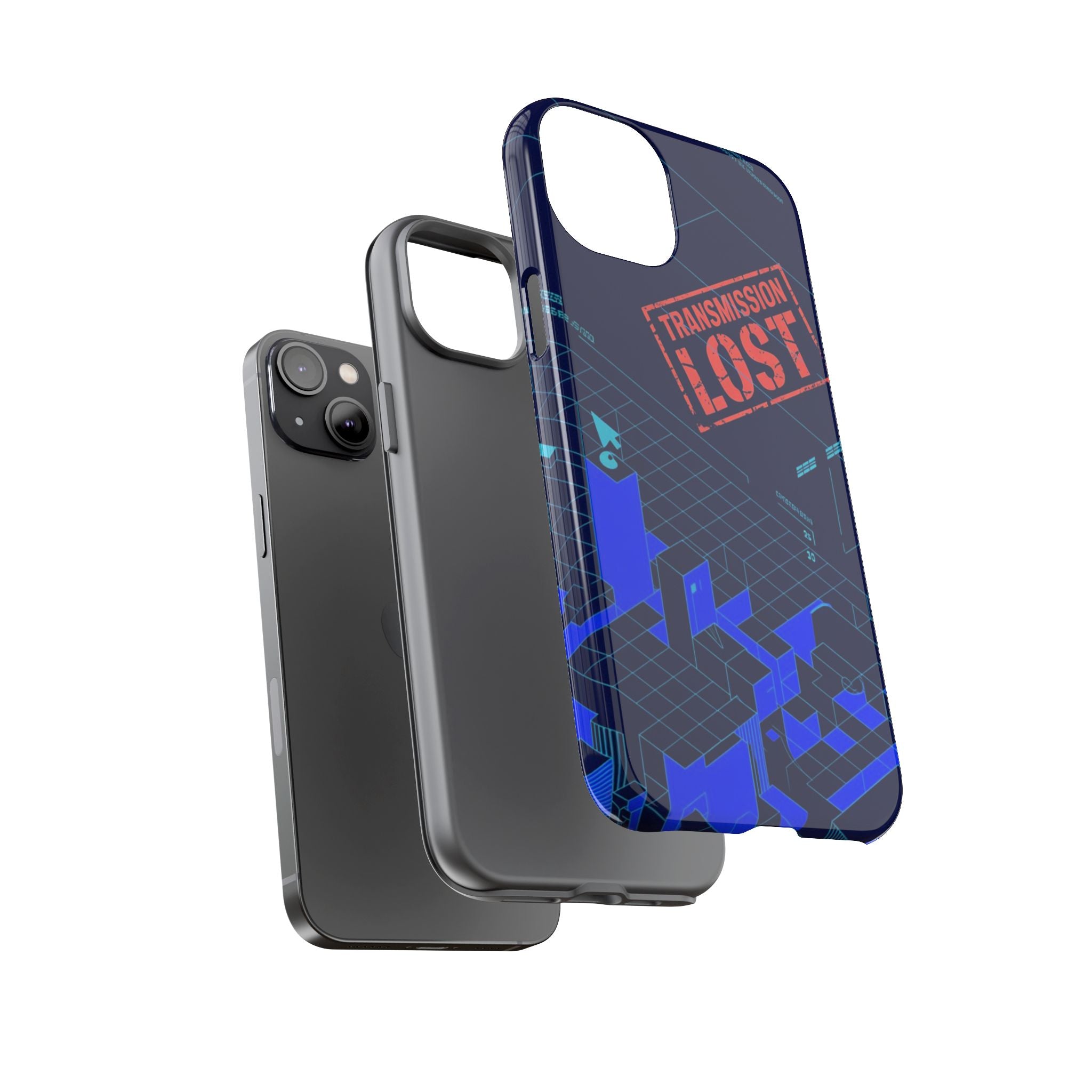CipherCore Signal Void Flexi Phone Case | Digital-Era Identity Accessory