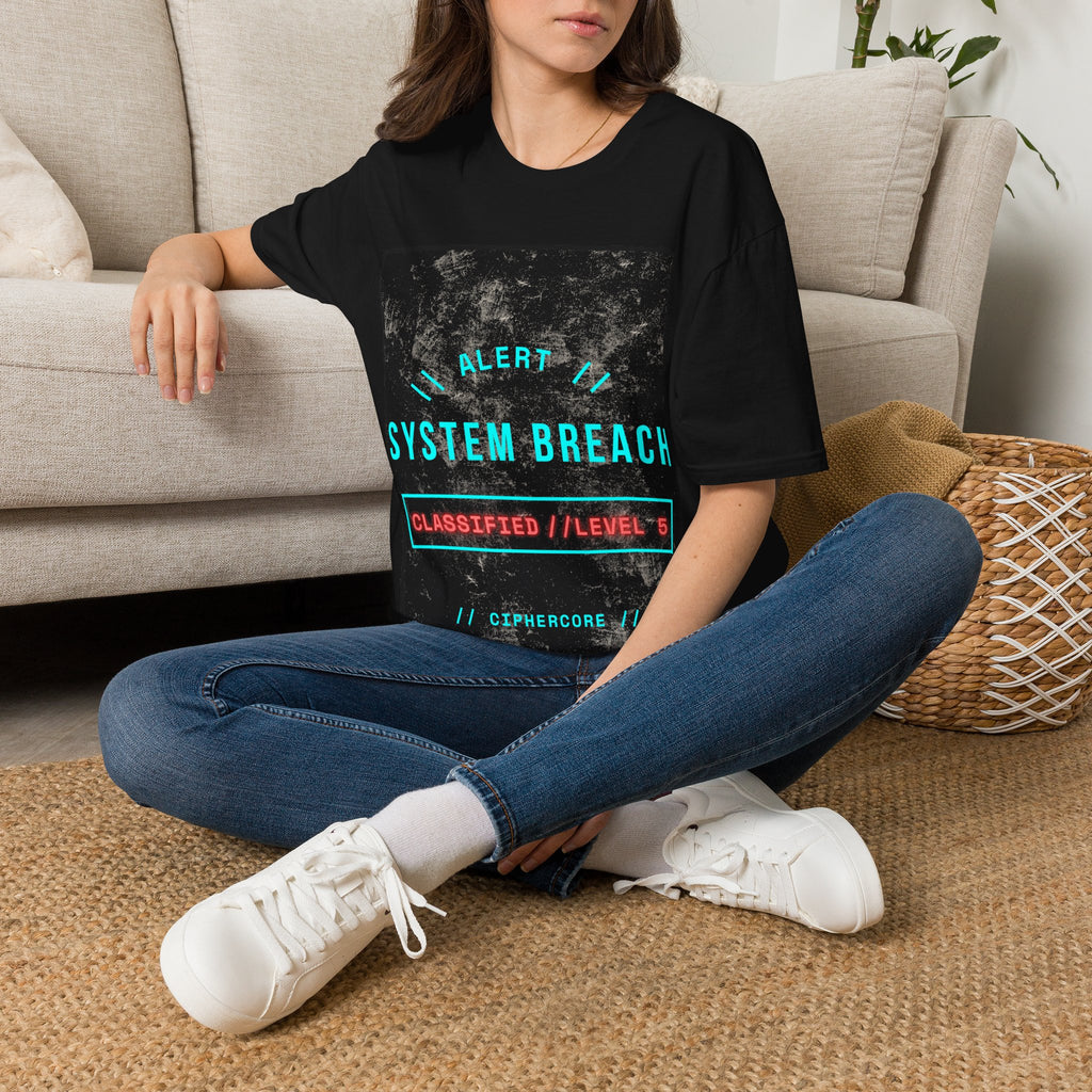 CipherCore System Breach Graphic Tee | Digital-Era Identity Wear
