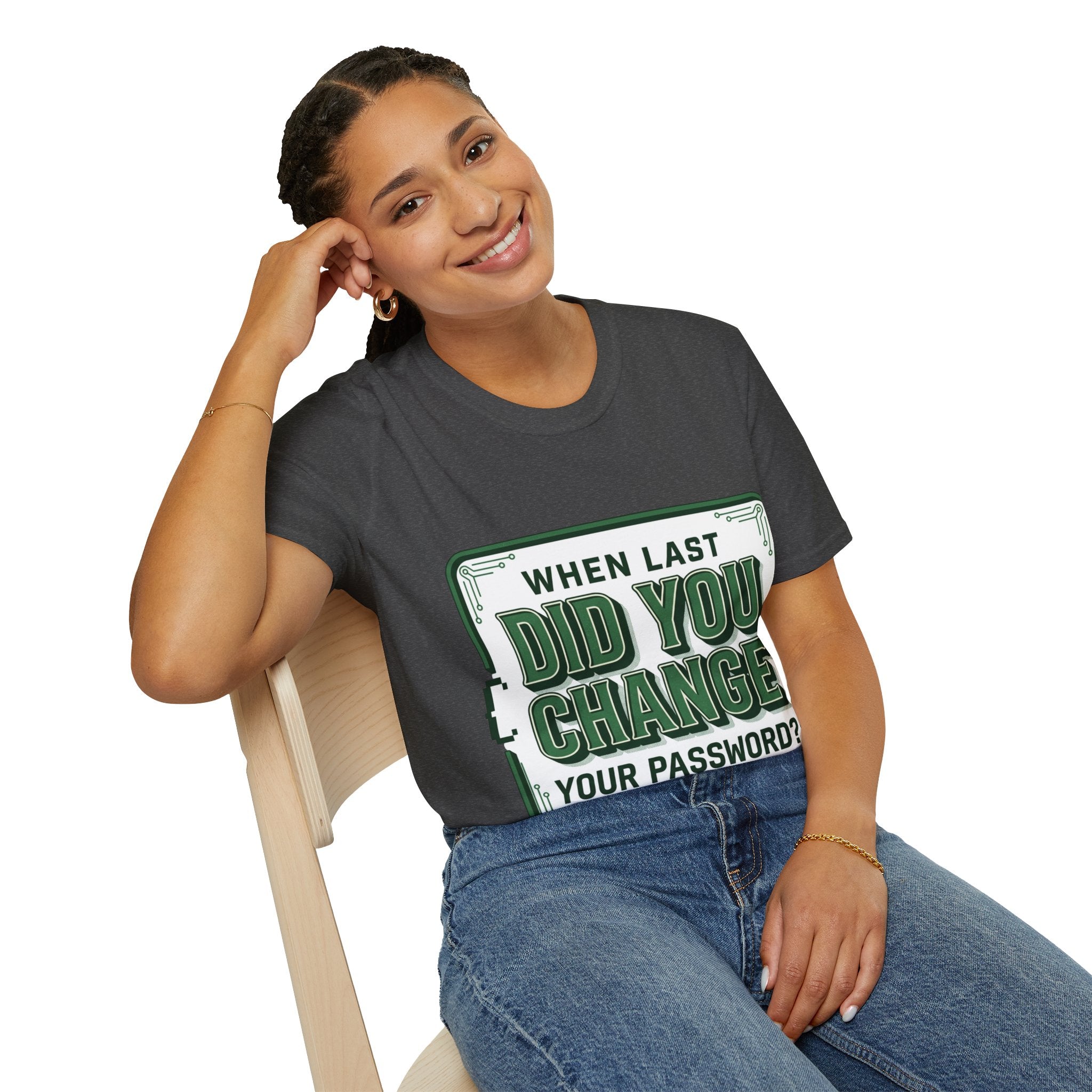 CipherCore Password Reminder Graphic Tee | Digital-Era Identity Wear