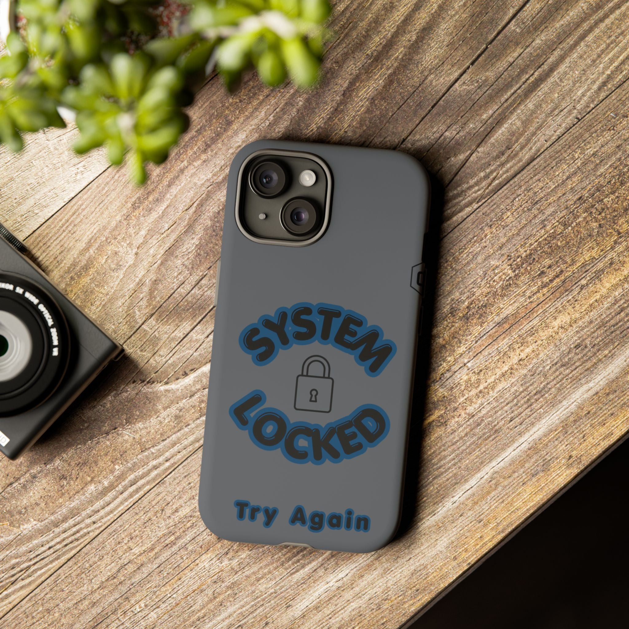 CipherCore System Locked Dual-Layer Phone Case | Digital-Era Identity Accessory