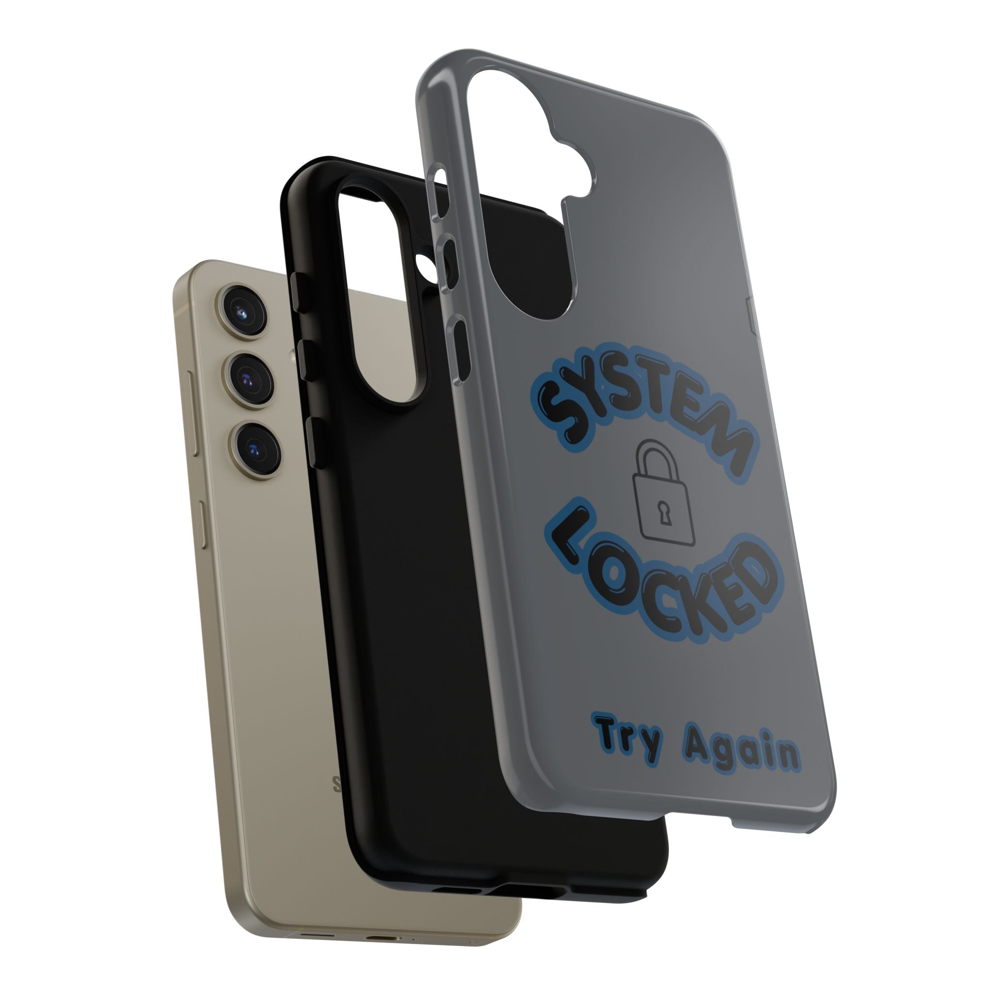 CipherCore System Locked Dual-Layer Phone Case | Digital-Era Identity Accessory