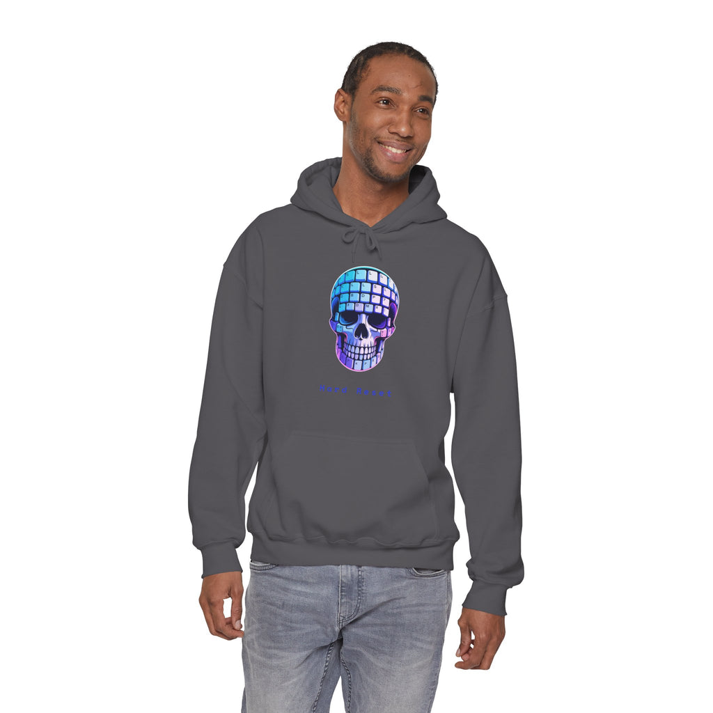 CipherCore Skull Keyboard Graphic Hoodie | Digital-Era Identity Wear