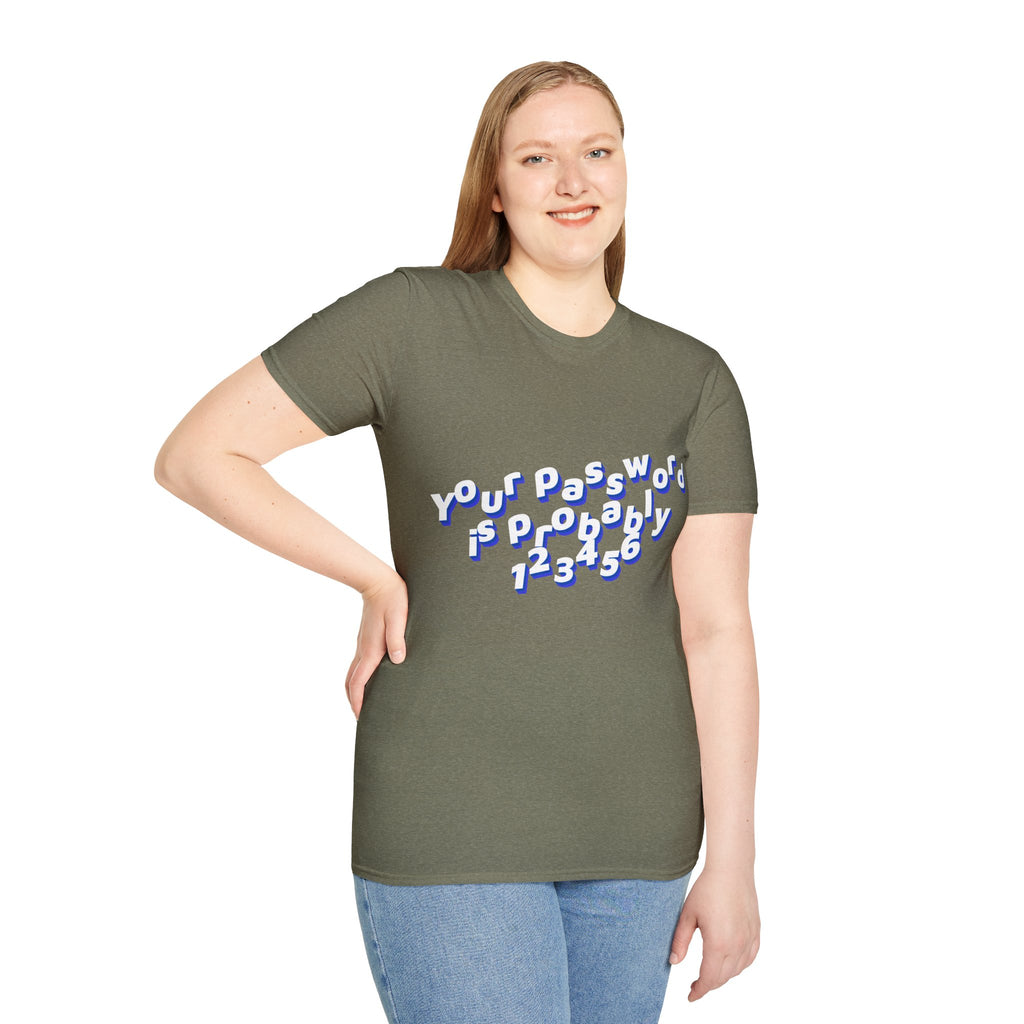 CipherCore Your Password Graphic Tee | Digital-Era Identity Wear