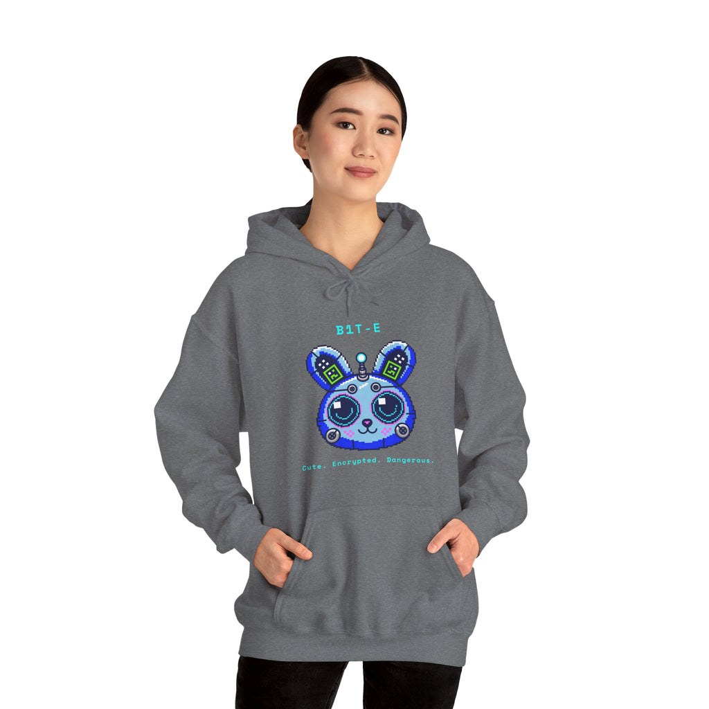 CipherCore Robot Bunny Graphic Hoodie | Digital-Era Identity Wear