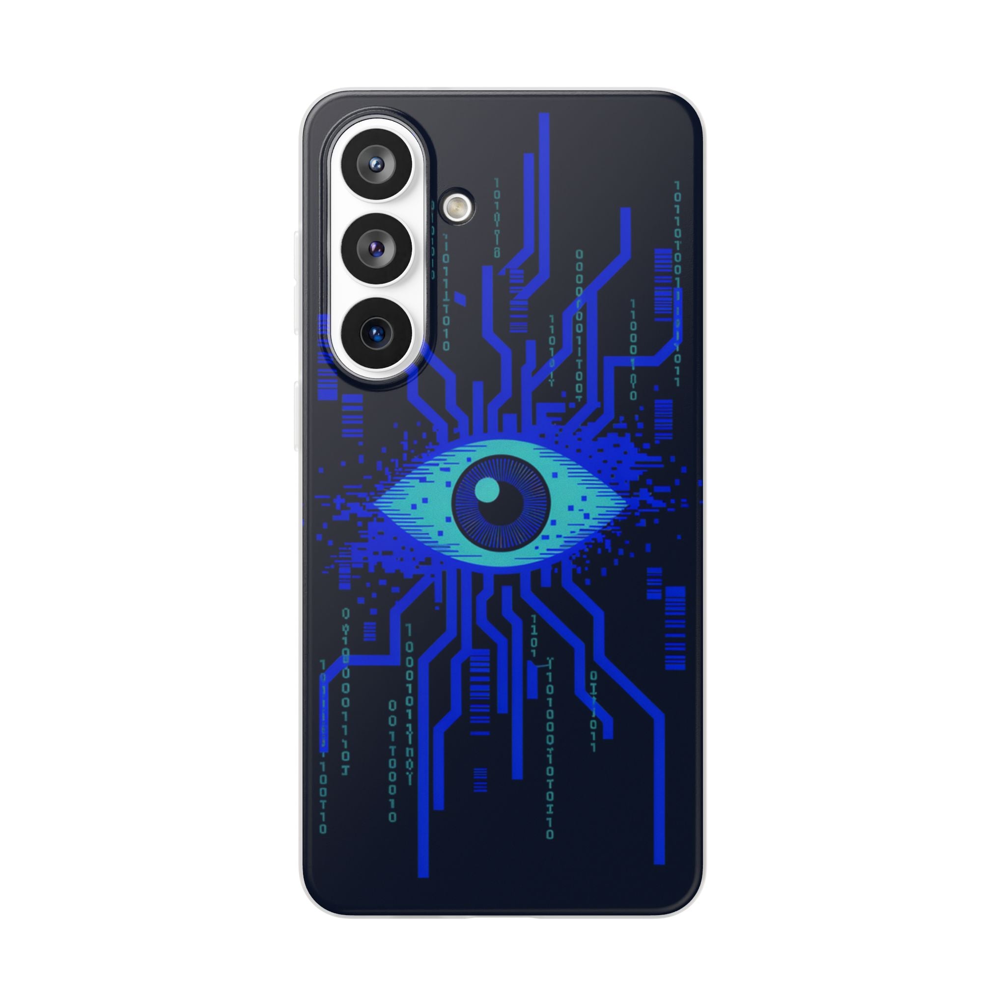 CipherCore Retinal Scan Flexi Phone Case | Digital-Era Identity Accessory