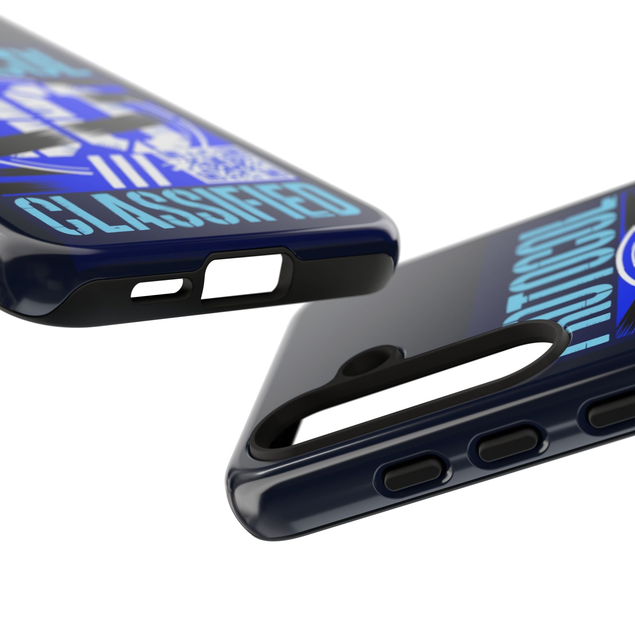 CipherCore Redacted Dual-Layer Phone Case | Digital-Era Identity Accessory