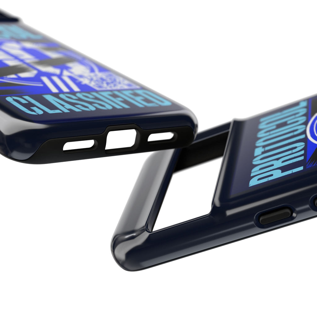 CipherCore Redacted Dual-Layer Phone Case | Digital-Era Identity Accessory