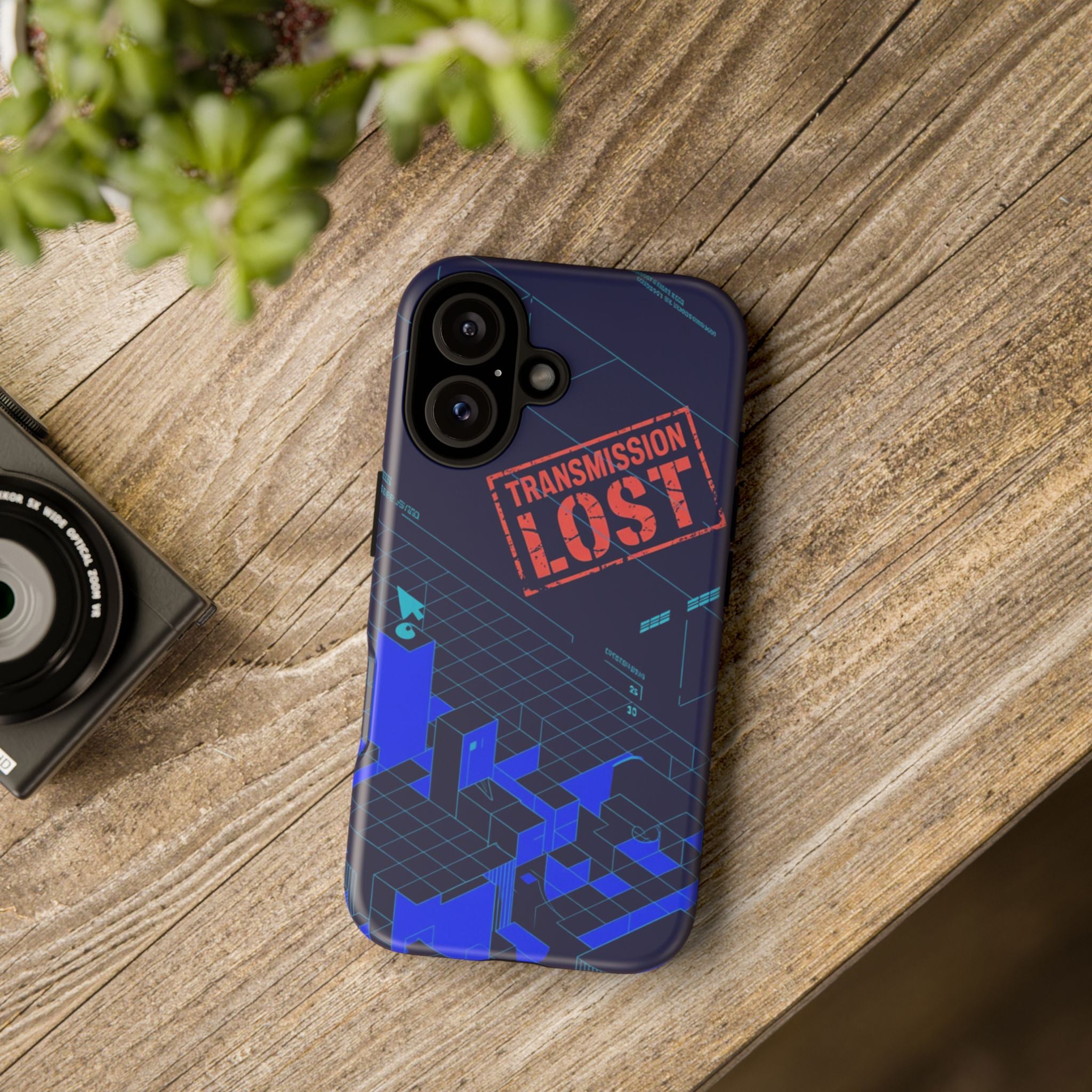 CipherCore Signal Void Flexi Phone Case | Digital-Era Identity Accessory