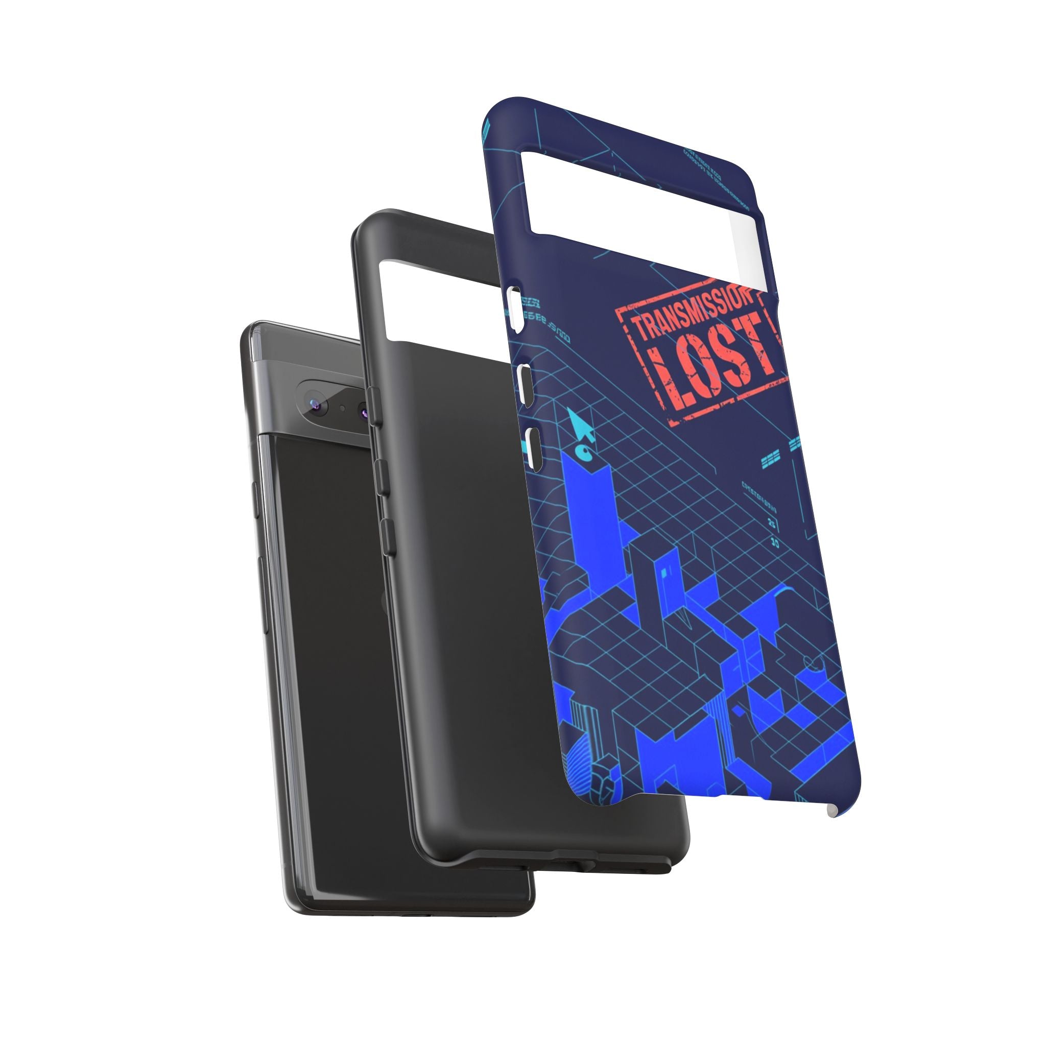 CipherCore Signal Void Flexi Phone Case | Digital-Era Identity Accessory