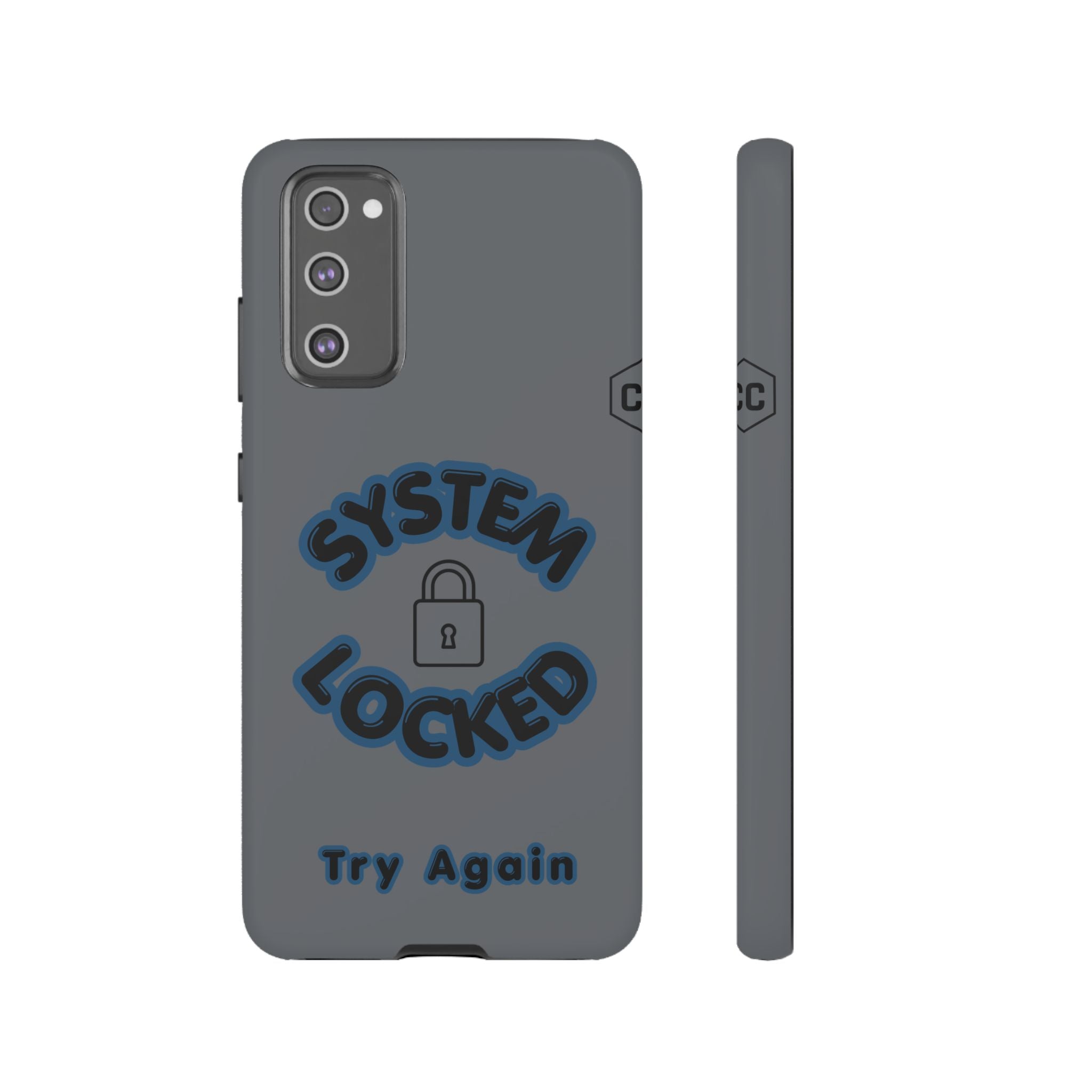 CipherCore System Locked Dual-Layer Phone Case | Digital-Era Identity Accessory