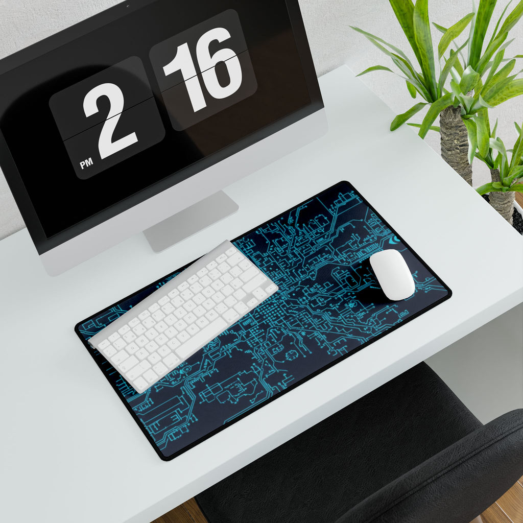 CipherCore Blueprint Desk Mat — Schematic Surface for Builders in the Dark