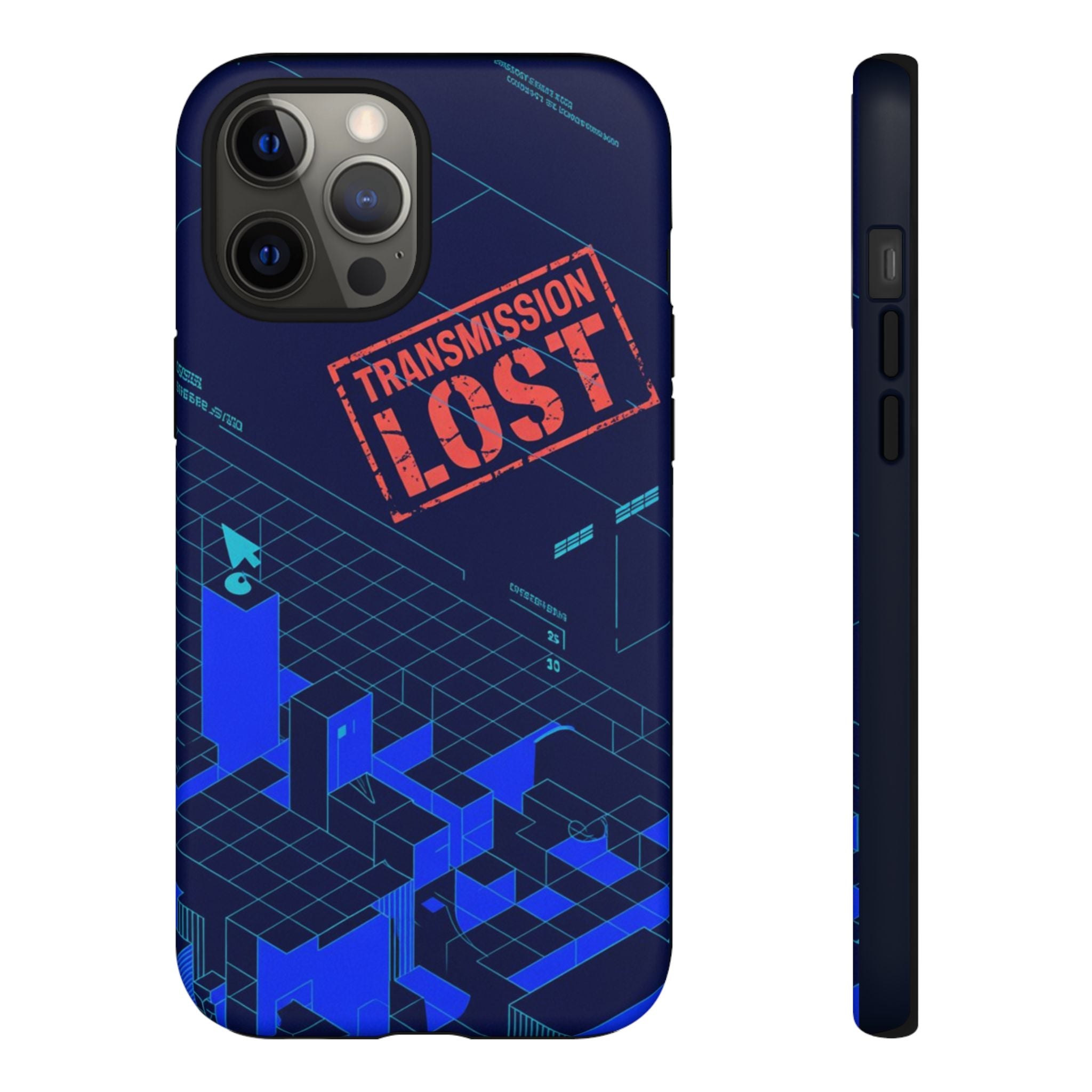 CipherCore Signal Void Flexi Phone Case | Digital-Era Identity Accessory