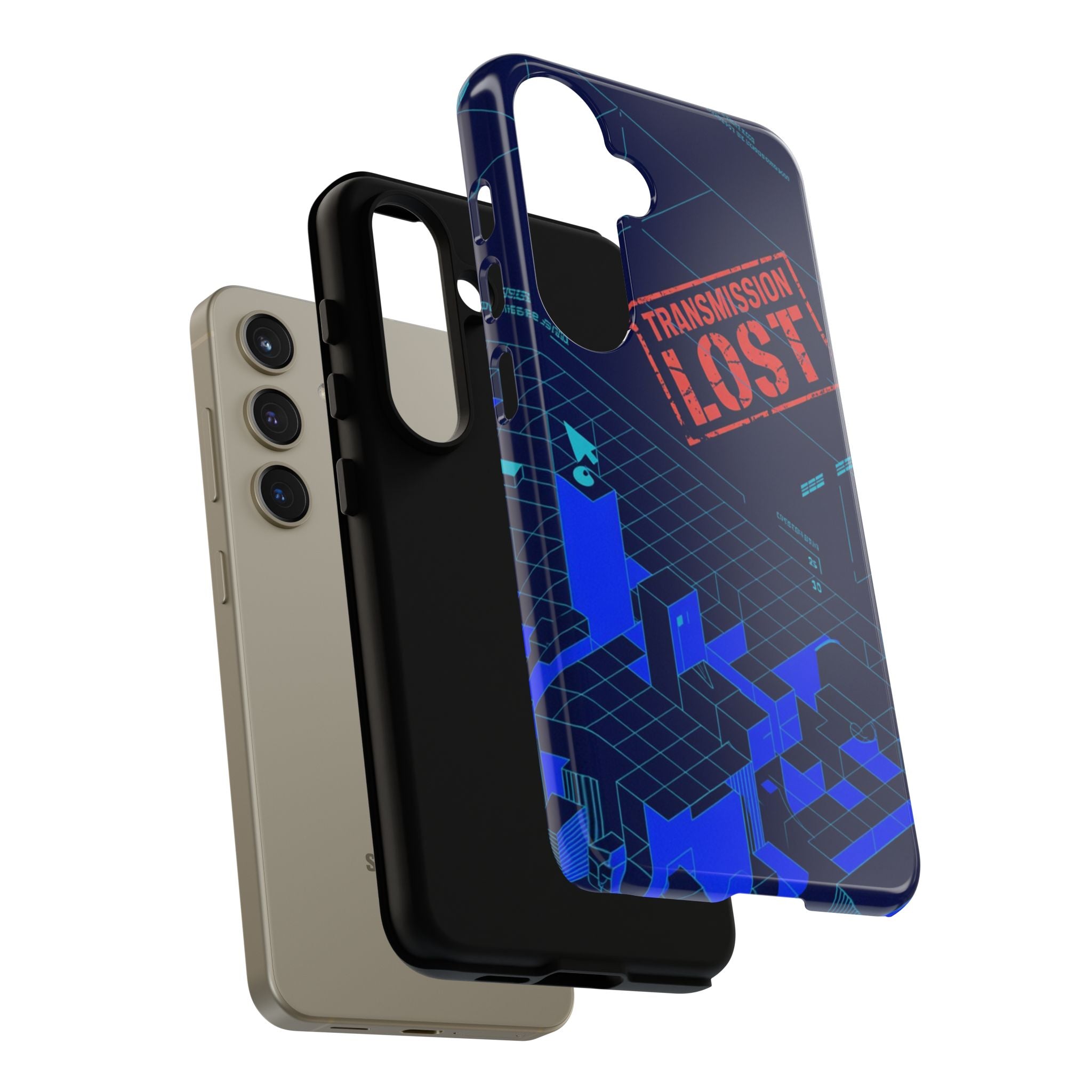 CipherCore Signal Void Flexi Phone Case | Digital-Era Identity Accessory