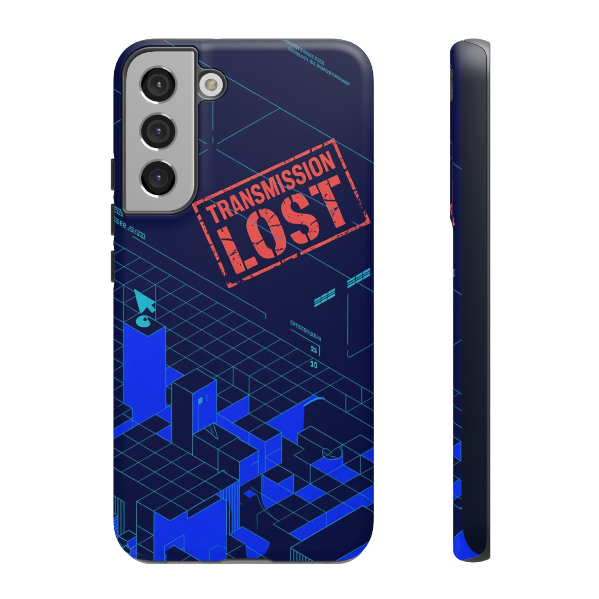 CipherCore Signal Void Flexi Phone Case | Digital-Era Identity Accessory