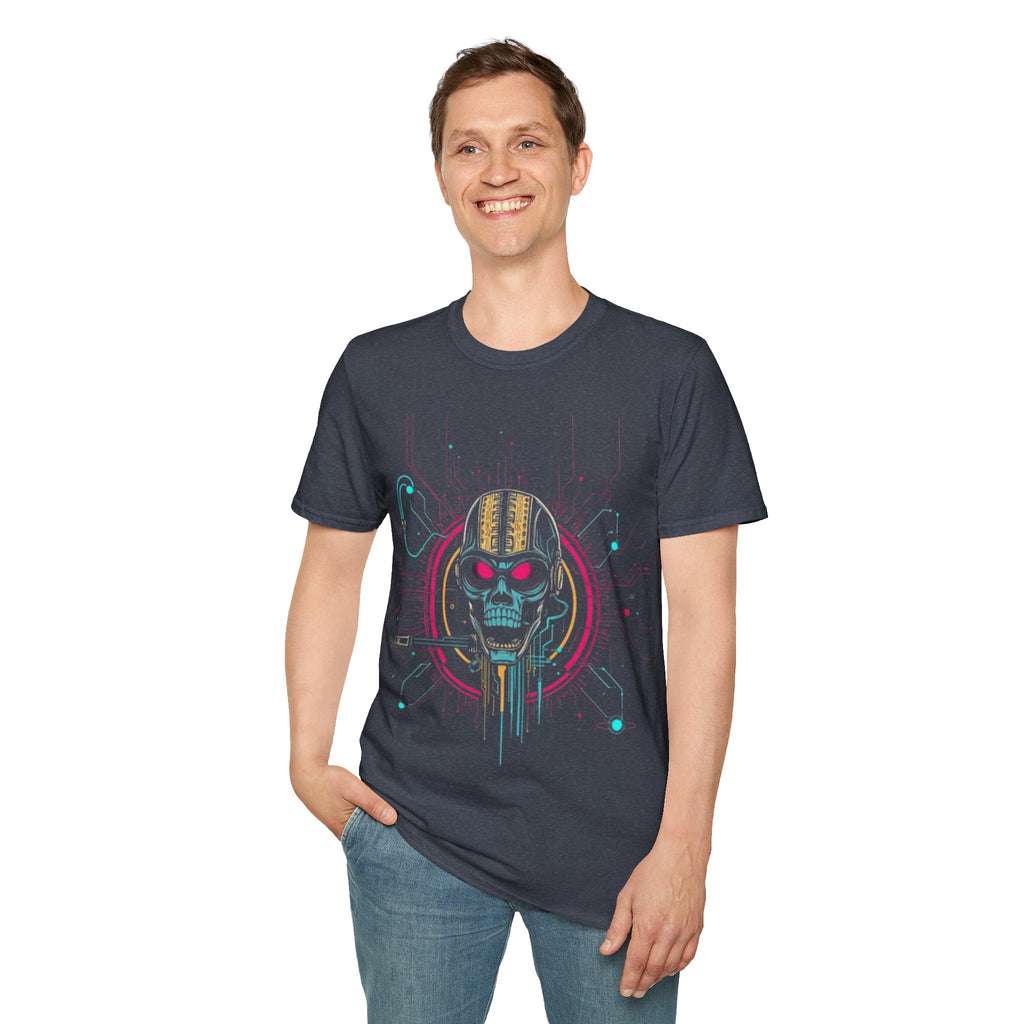 CipherCore Cyber Skull Graphic Tee | Digital-Era Identity Wear