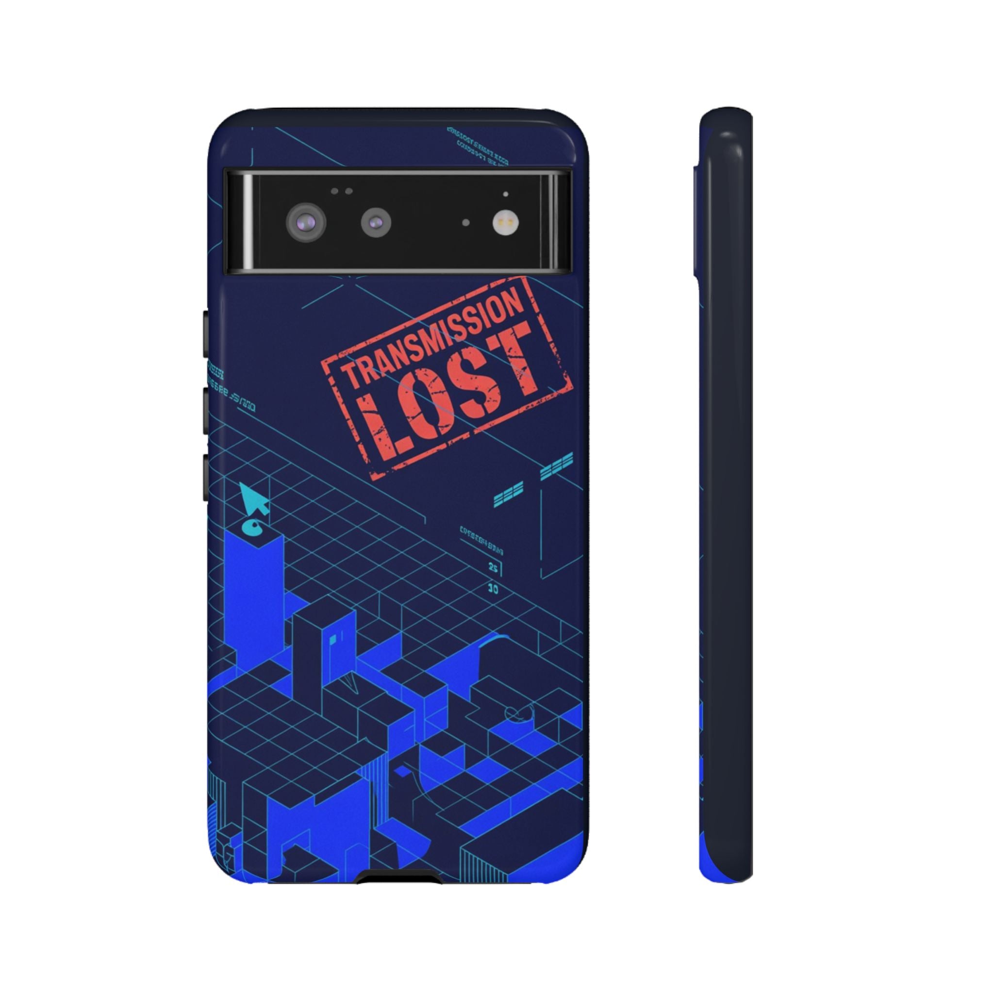 CipherCore Signal Void Flexi Phone Case | Digital-Era Identity Accessory