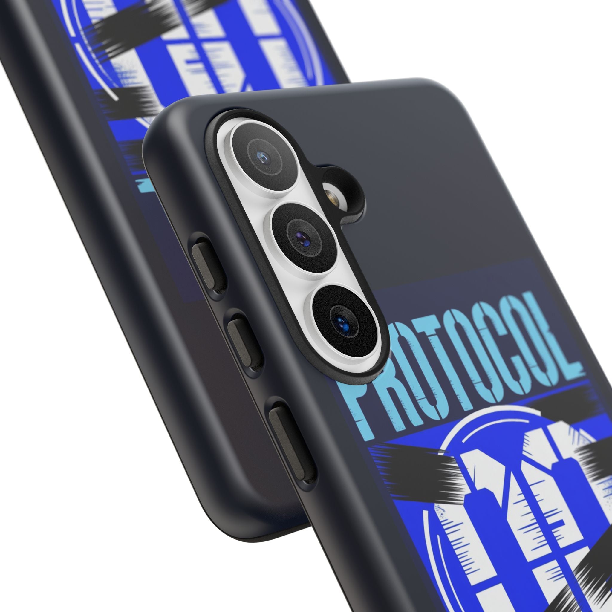 CipherCore Redacted Dual-Layer Phone Case | Digital-Era Identity Accessory