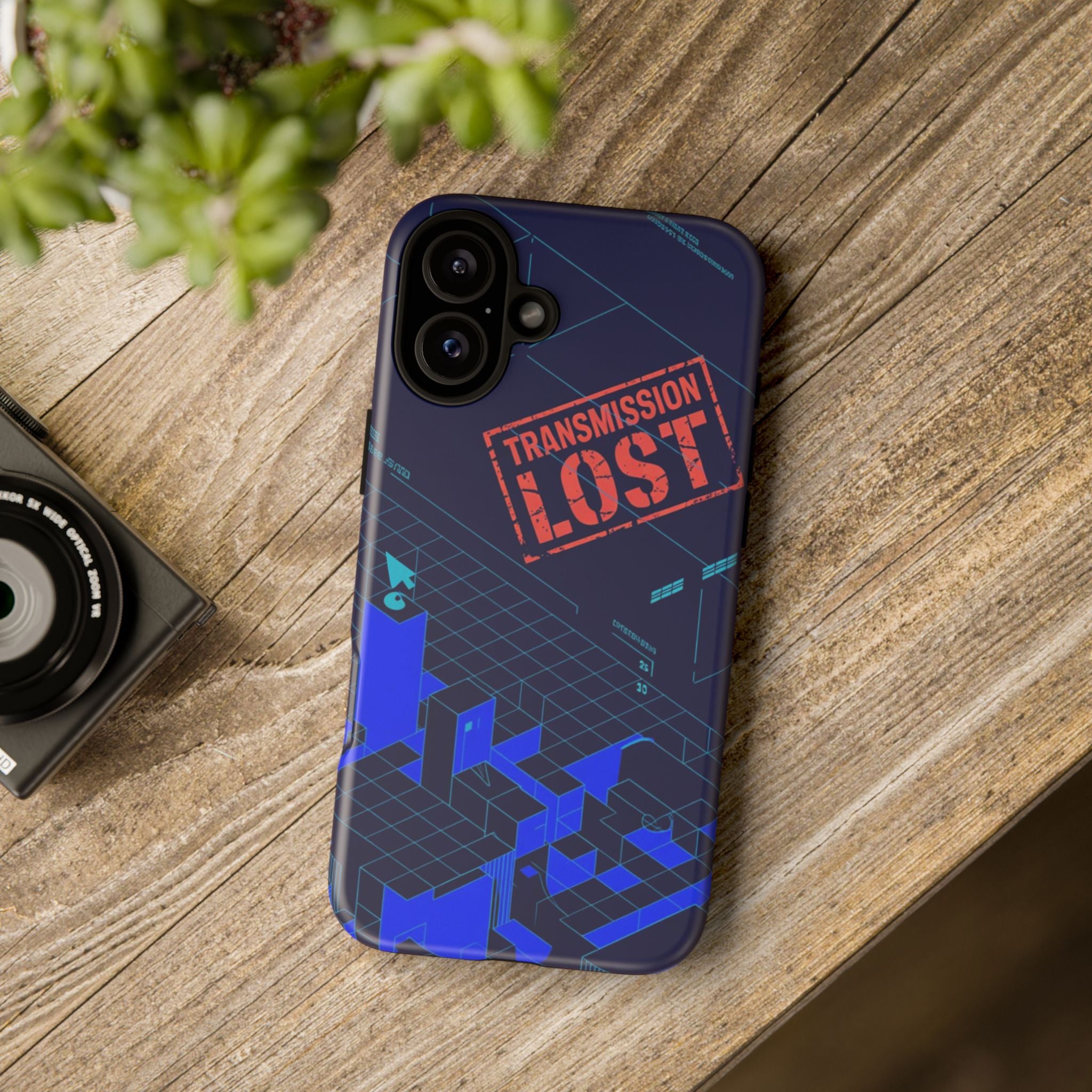CipherCore Signal Void Flexi Phone Case | Digital-Era Identity Accessory