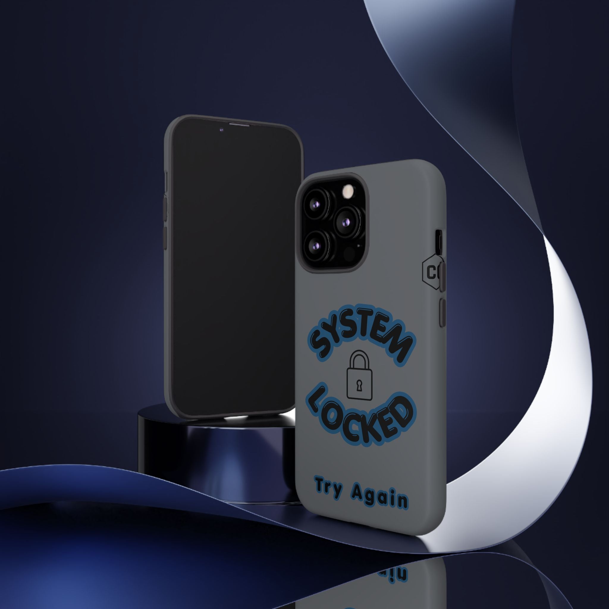 CipherCore System Locked Dual-Layer Phone Case | Digital-Era Identity Accessory