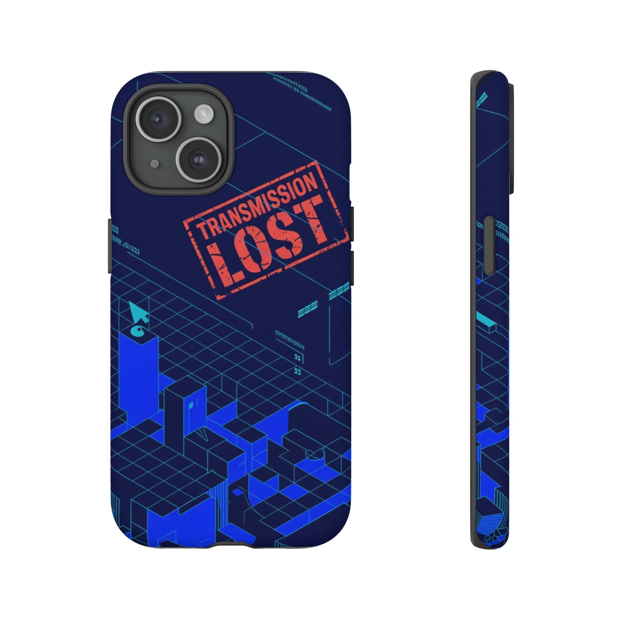 CipherCore Signal Void Flexi Phone Case | Digital-Era Identity Accessory
