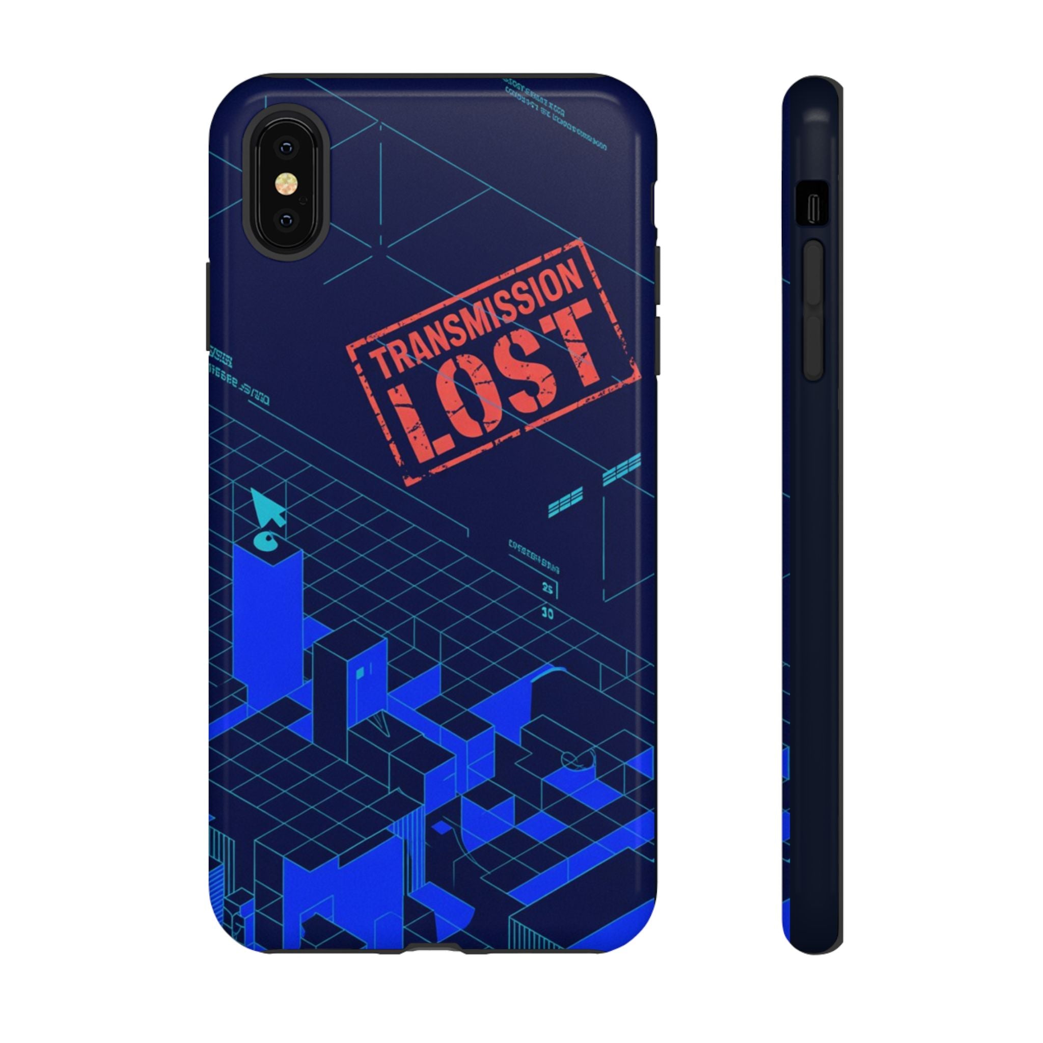 CipherCore Signal Void Flexi Phone Case | Digital-Era Identity Accessory