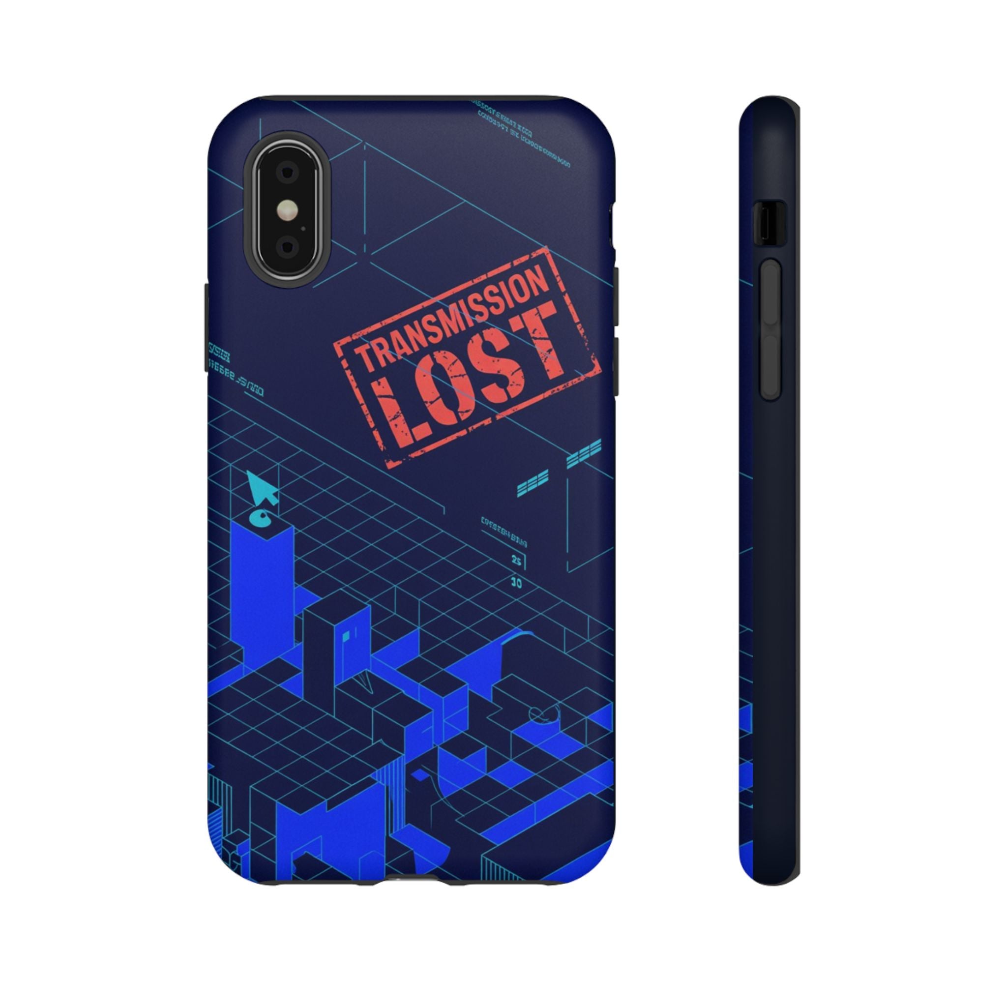 CipherCore Signal Void Flexi Phone Case | Digital-Era Identity Accessory