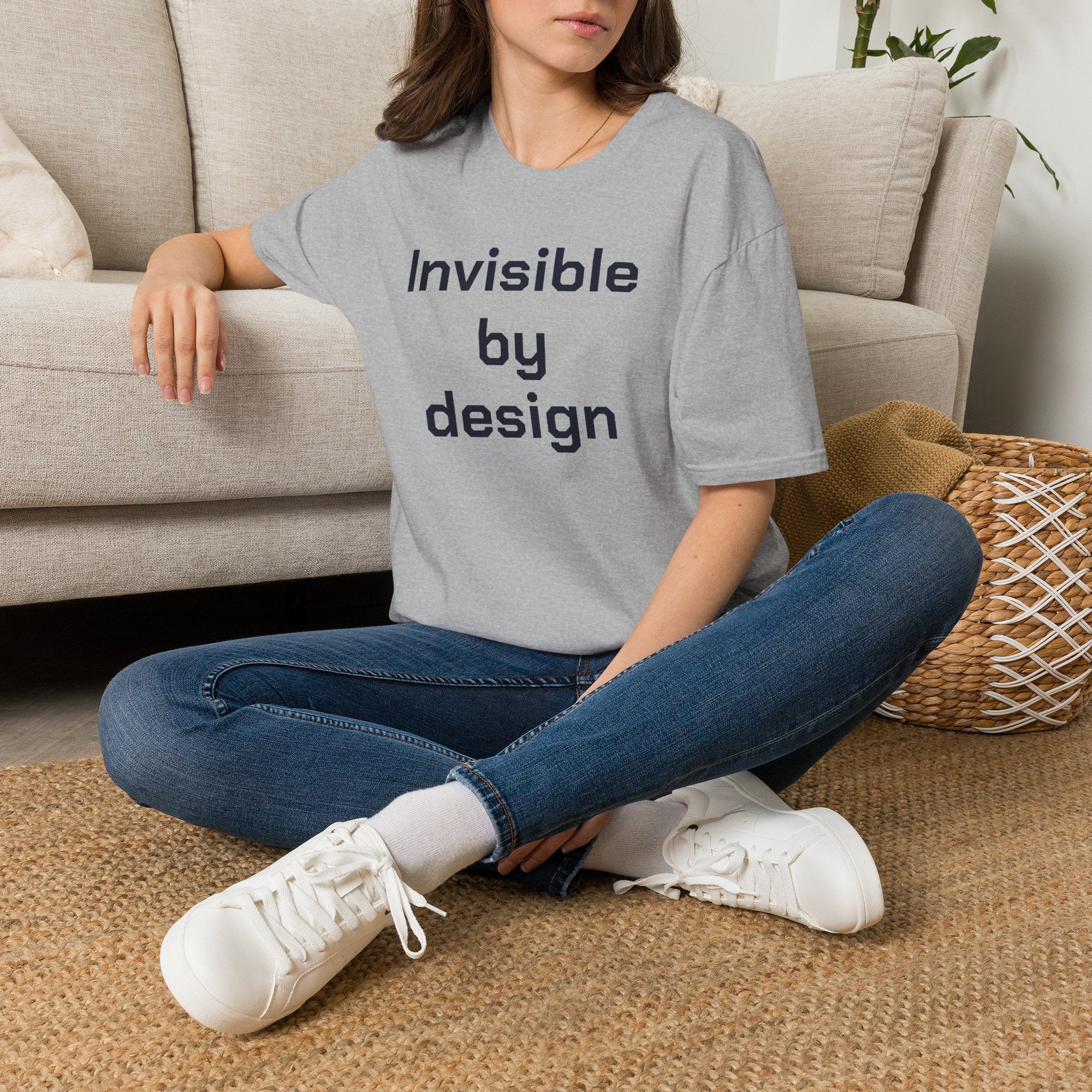 CipherCore Invisible by Design Manifesto Tee | Digital-Era Identity Wear