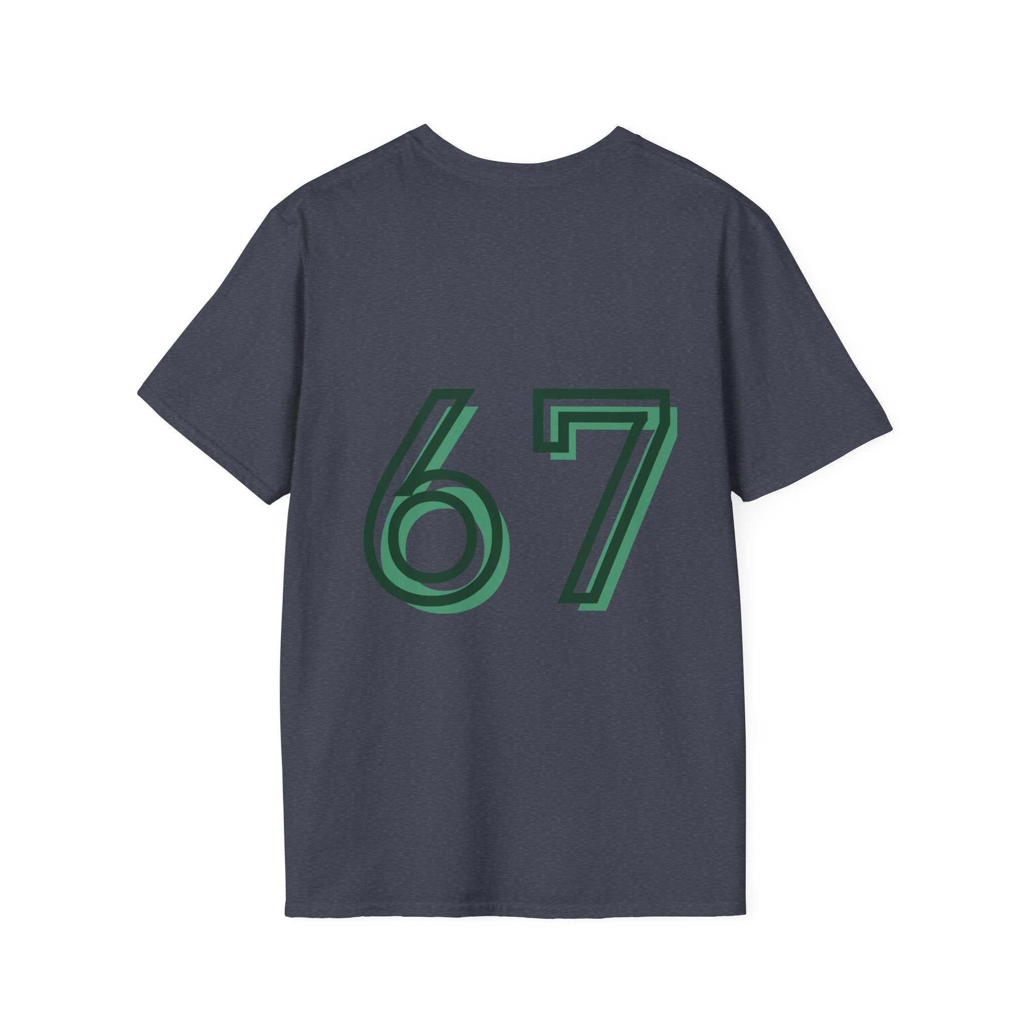 CipherCore 67 Retro Athletic Graphic Tee | Digital-Era Identity Wear