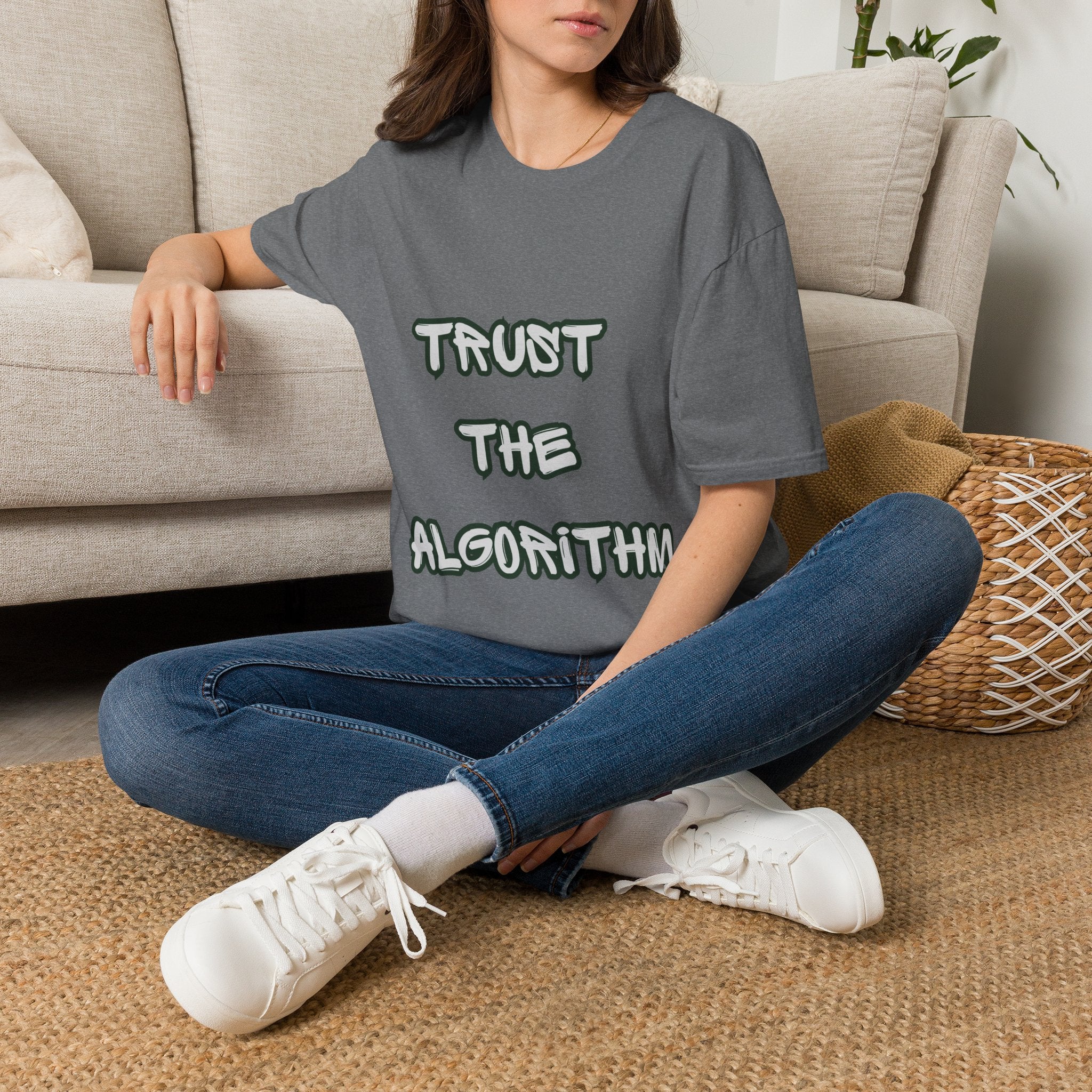 CipherCore Trust the Algorithm Graphic Tee | Digital-Era Identity Wear