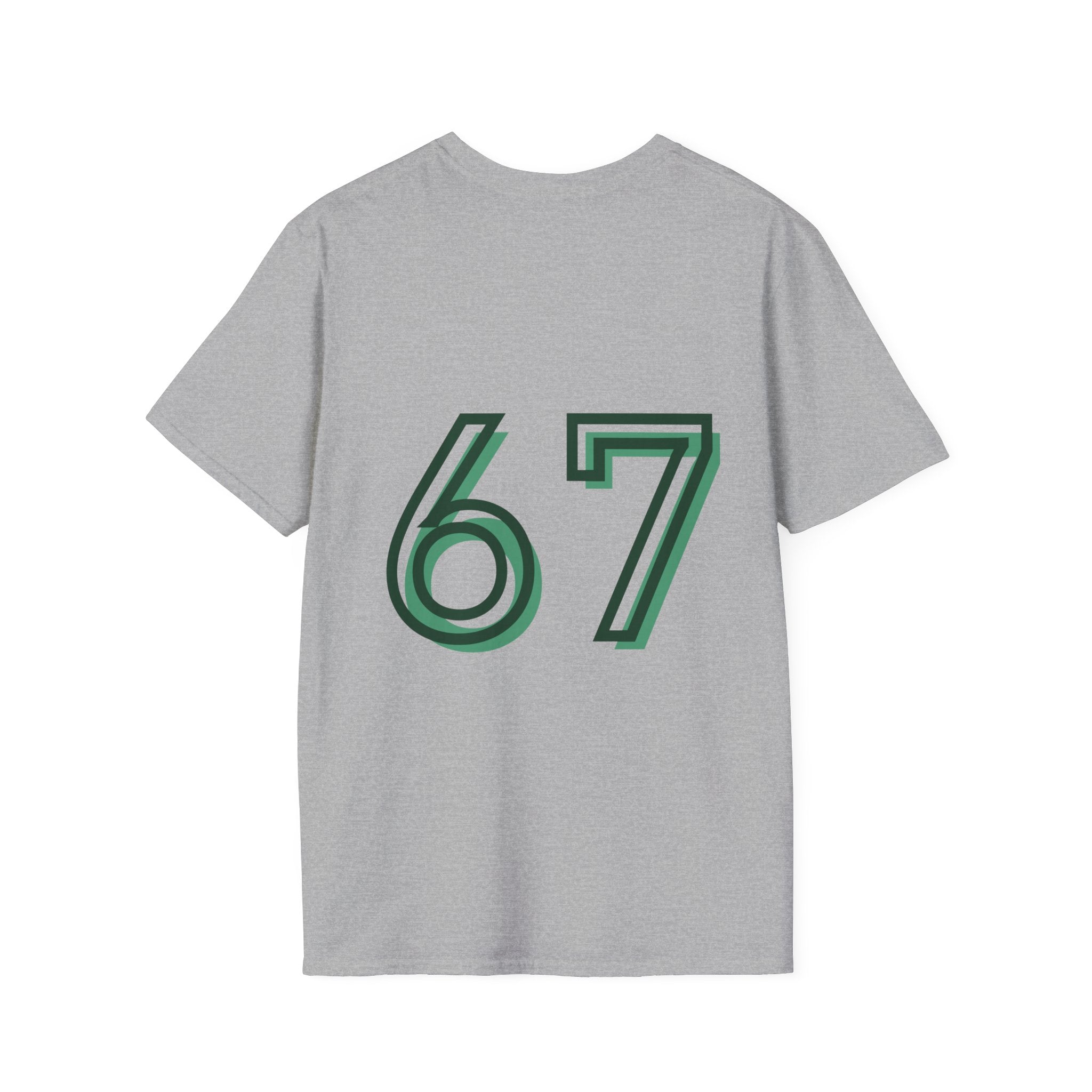 CipherCore 67 Retro Athletic Graphic Tee | Digital-Era Identity Wear