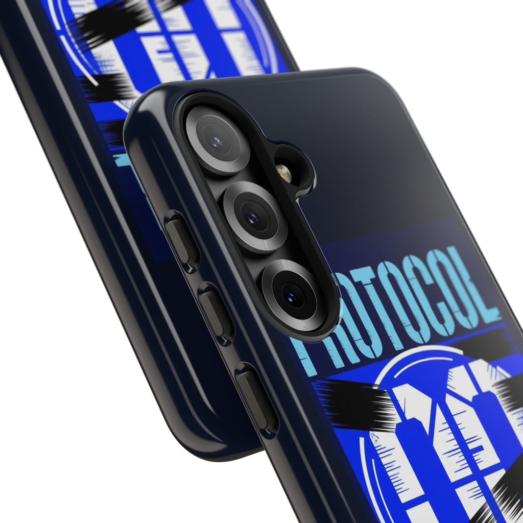 CipherCore Redacted Dual-Layer Phone Case | Digital-Era Identity Accessory